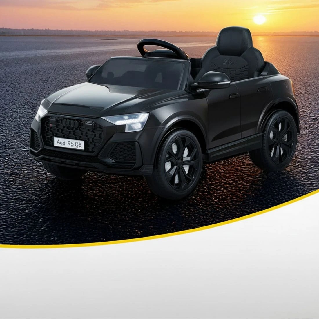 6 Kids Ride On Car Licensed RSQ8 Electric Toy Remote 12V Cars - Black, 6 of 8