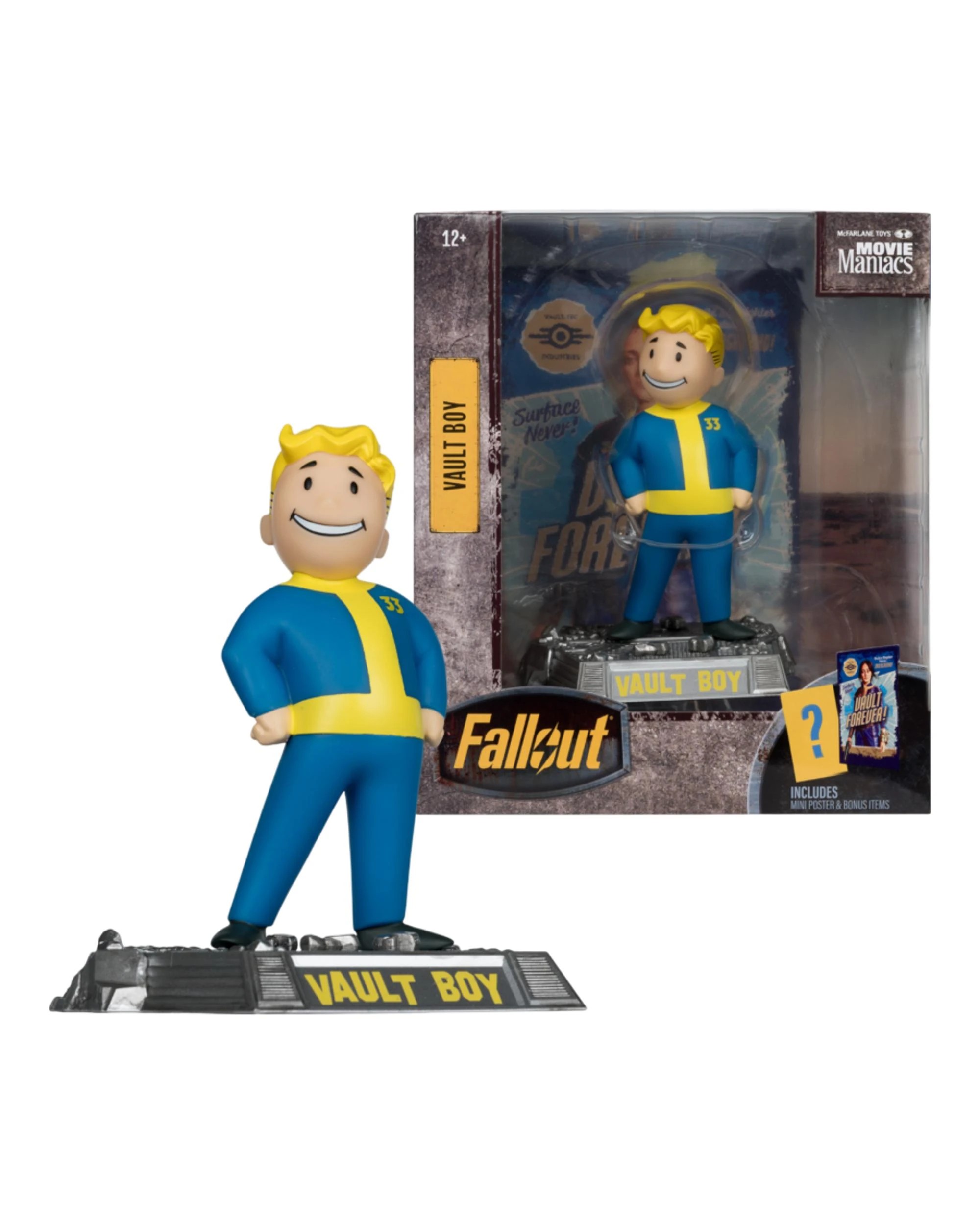 1 Movie Manics Fallout TV Season 2 Vault Boy Version 2 6 inch Posed Figure, 1 of 10