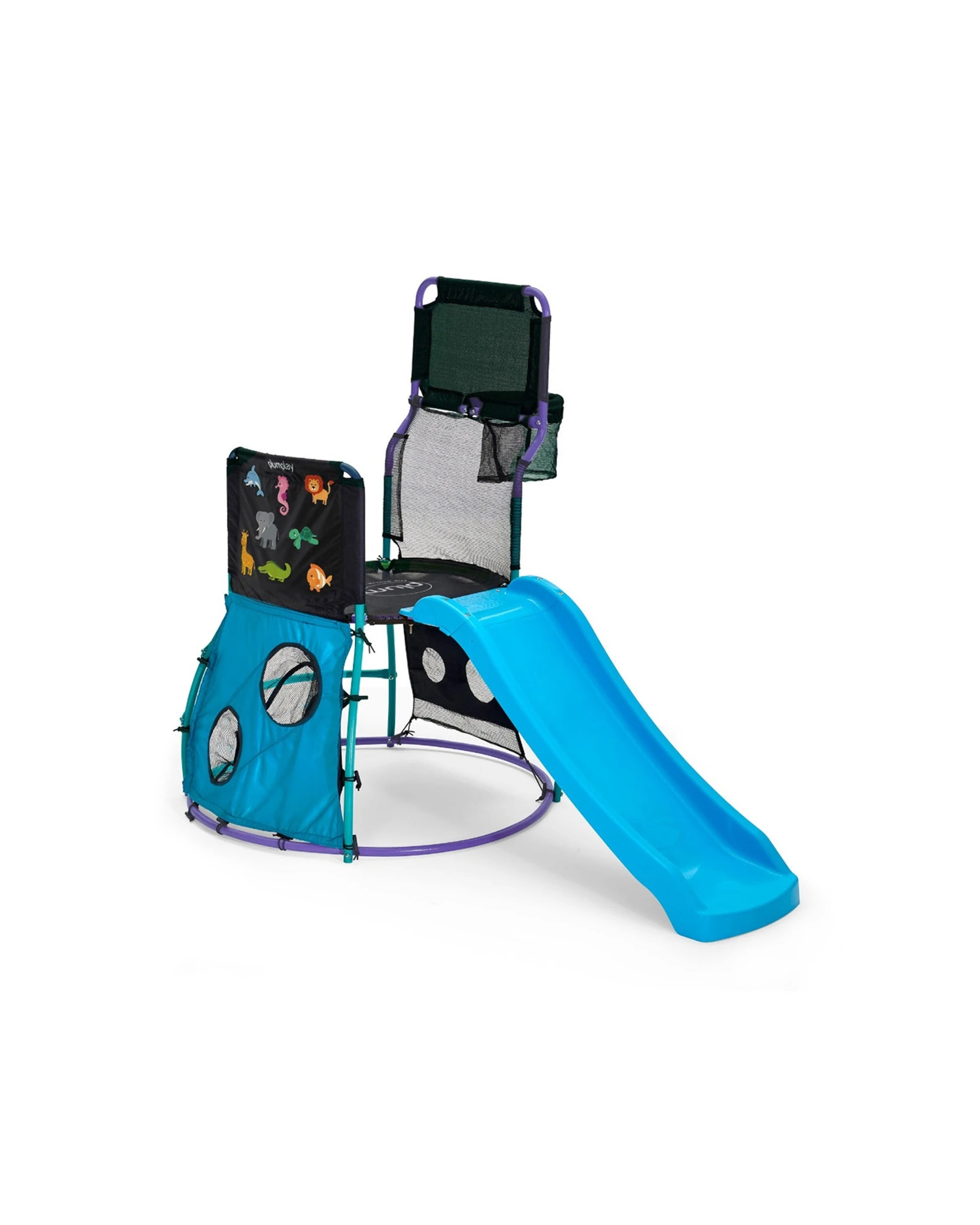 1 Plum Play Au My First Activity Tower With Water Spray And Slide 4ft Outdoor - Blue, 1 of 9