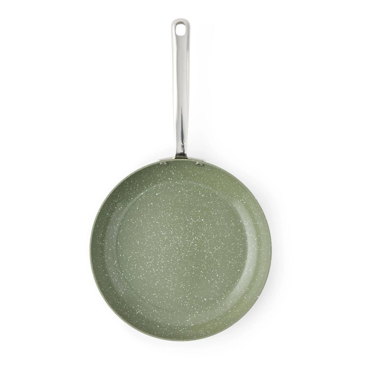 3 2 Pack Ceramic Coated Fry Pans - Green, 3 of 8