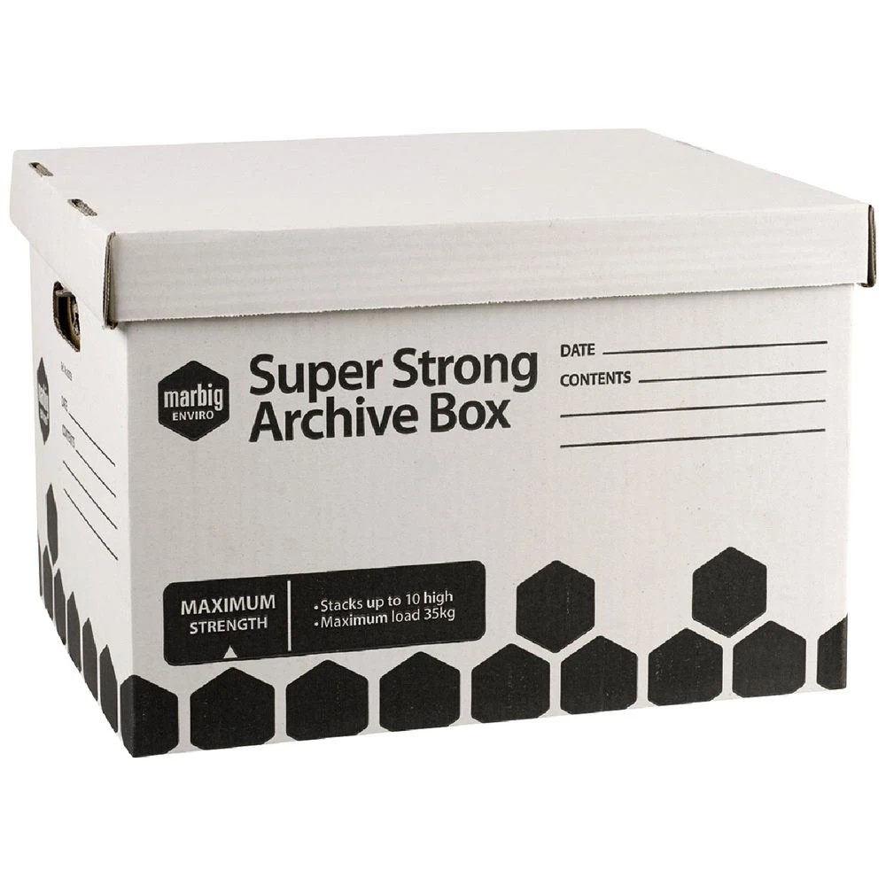 1 Marbig Super Strong Archive Boxes 2 Pack, 1 of 2