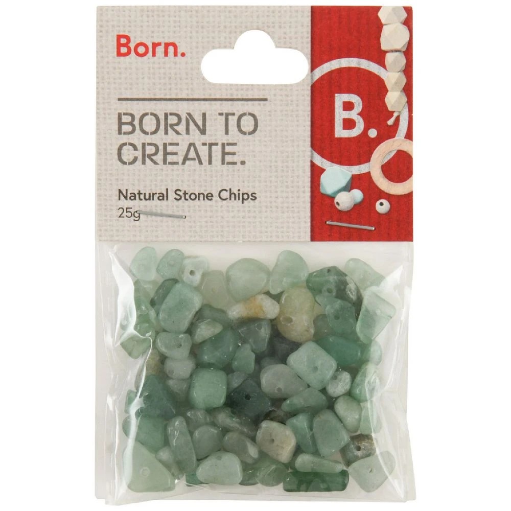1 Born Stone Chips 25g Green Jade, 1 of 2