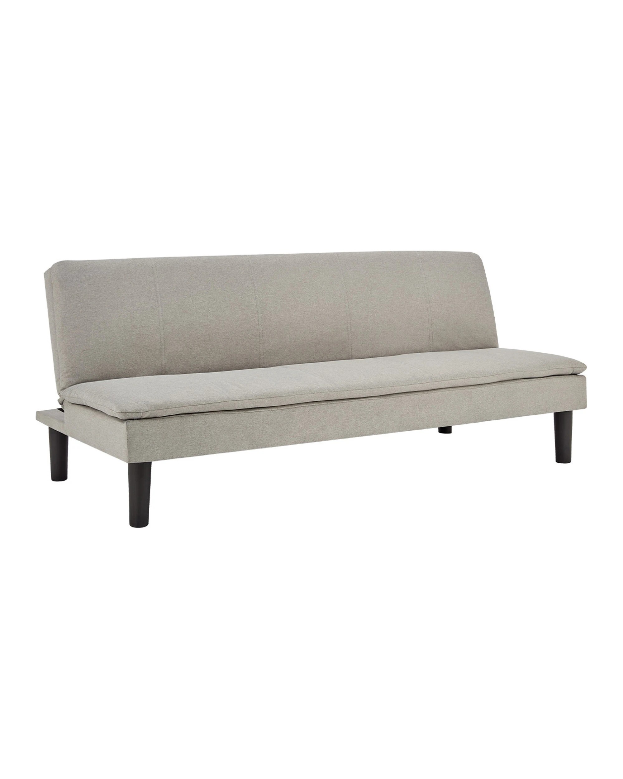 5 Sarantino 3 Seater Modular Faux Linen Fabric Sofa Bed Couch - Grey, 5 of 8