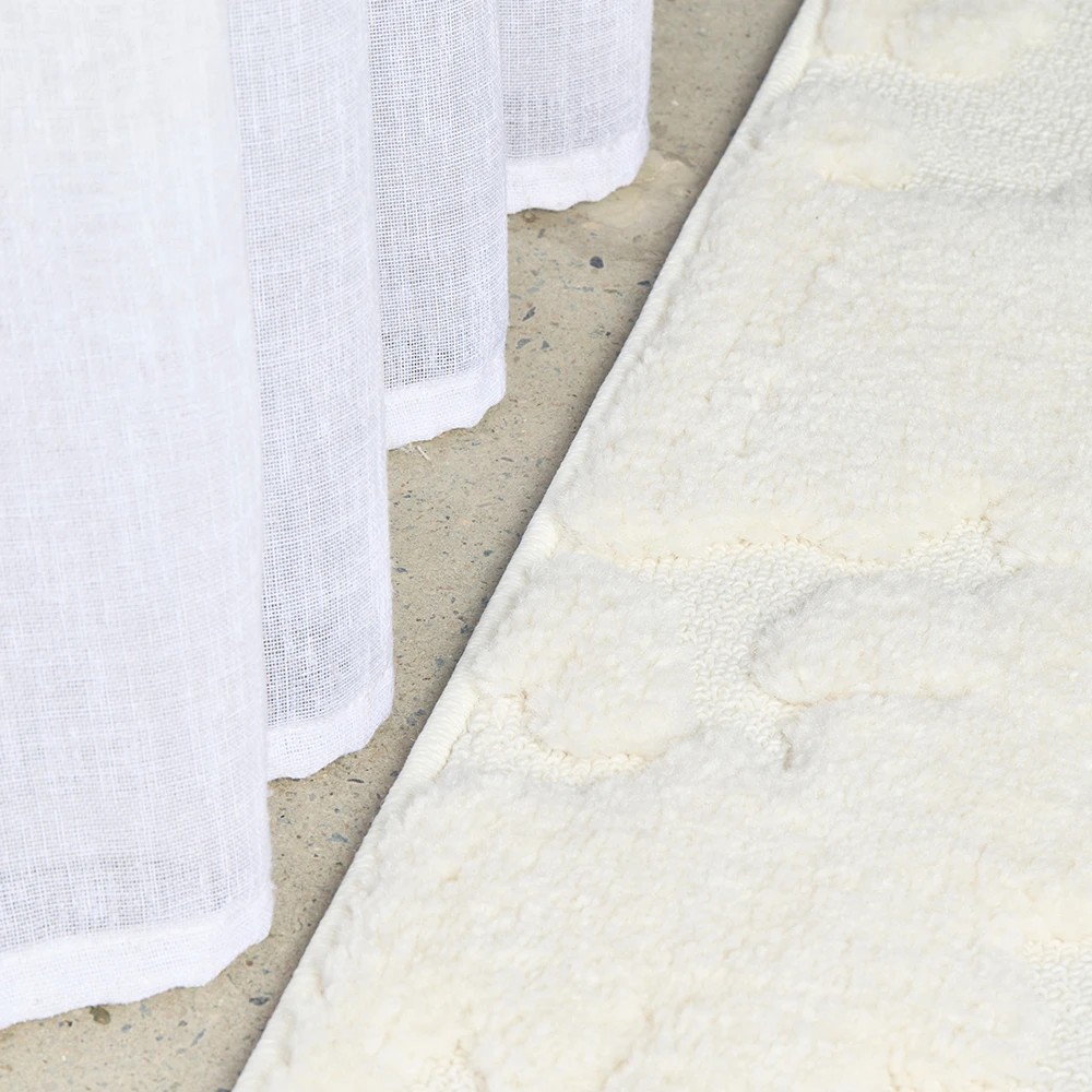 3 Common Ground Rugs Sanctuary Nyla 400x80cm - Large Runner Rug - White, 3 of 7