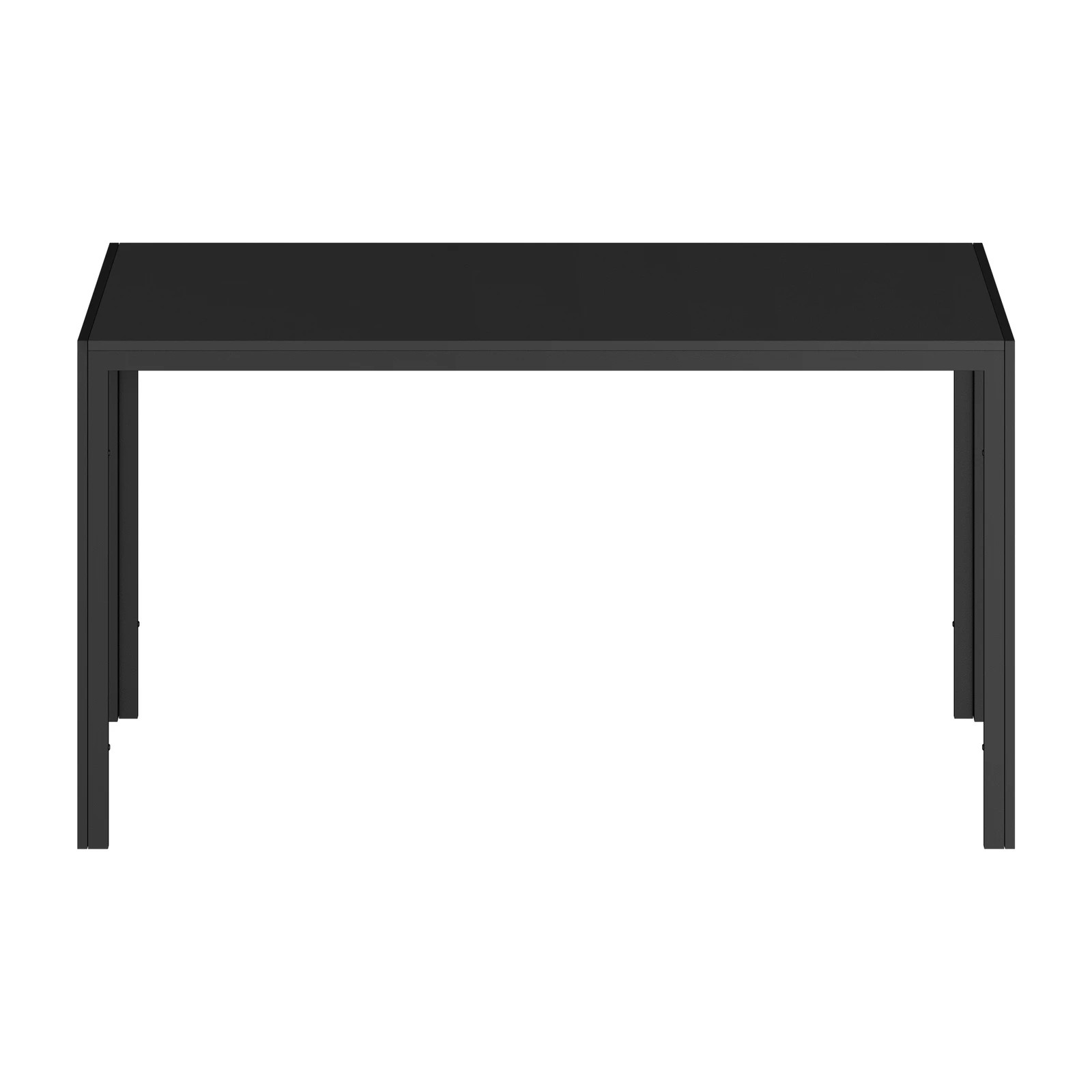 5 Oikiture 120cm Dining Table Rectangular Kitchen Table With Metal Leg
 - Black, 5 of 9
