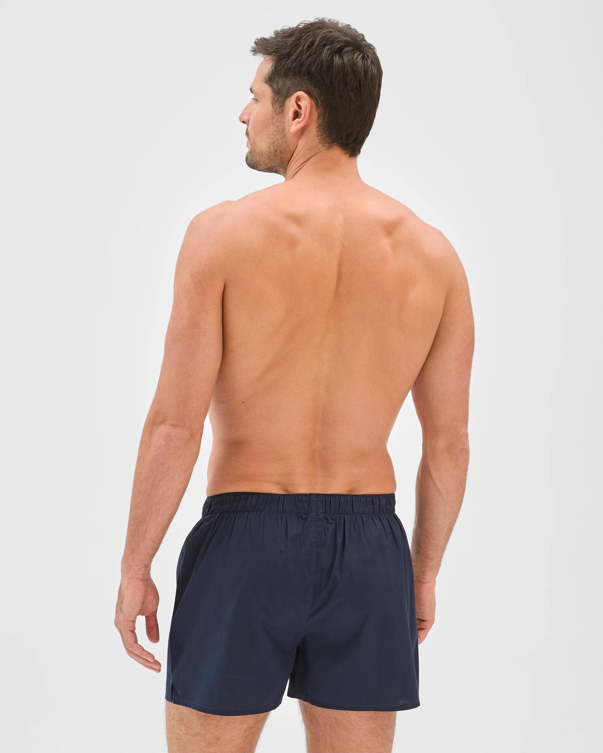 4 Maxx 3 Pack Woven Boxers NAVY, 4 of 4