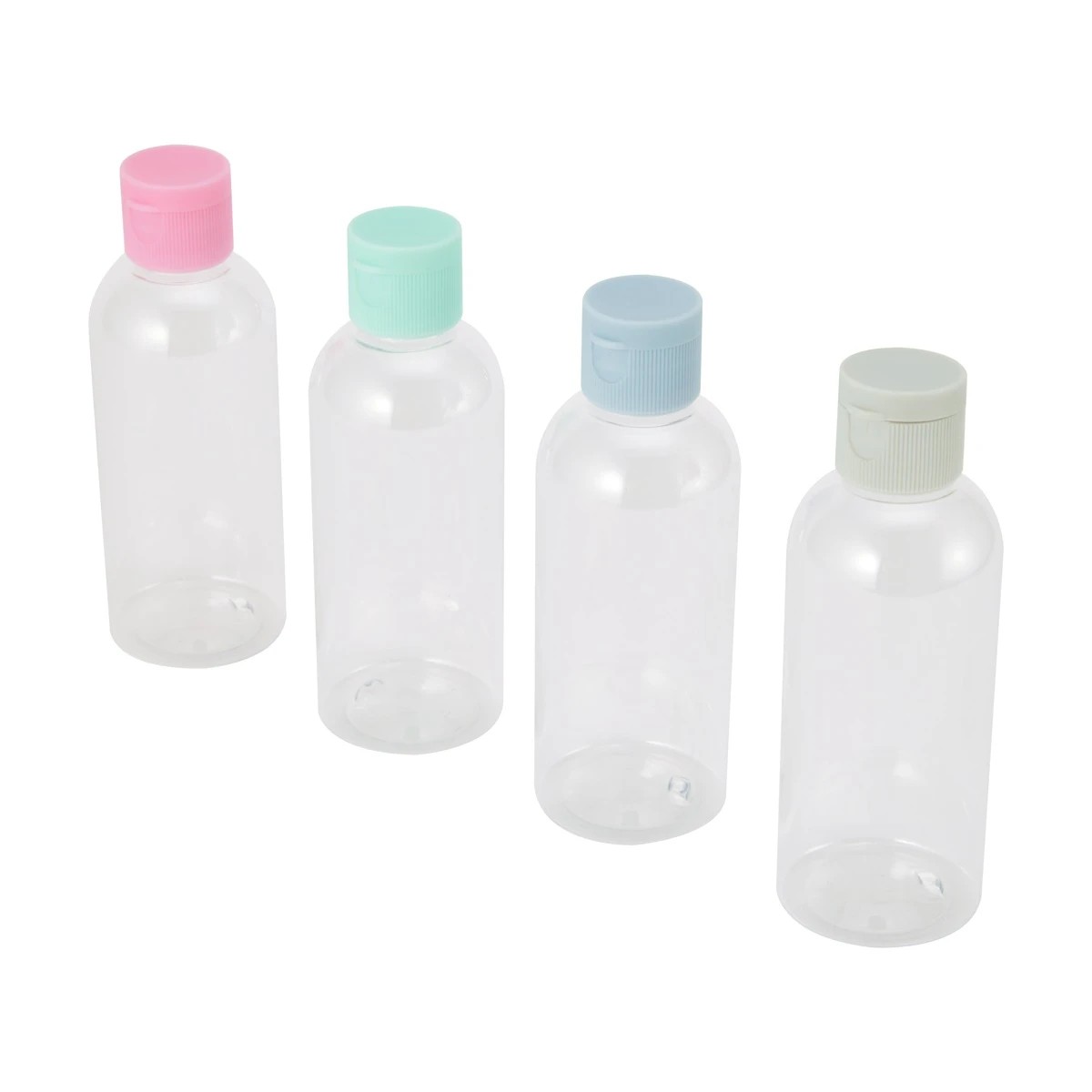 3 4 Pack Travel Solutions Flip Top Bottles, 3 of 9