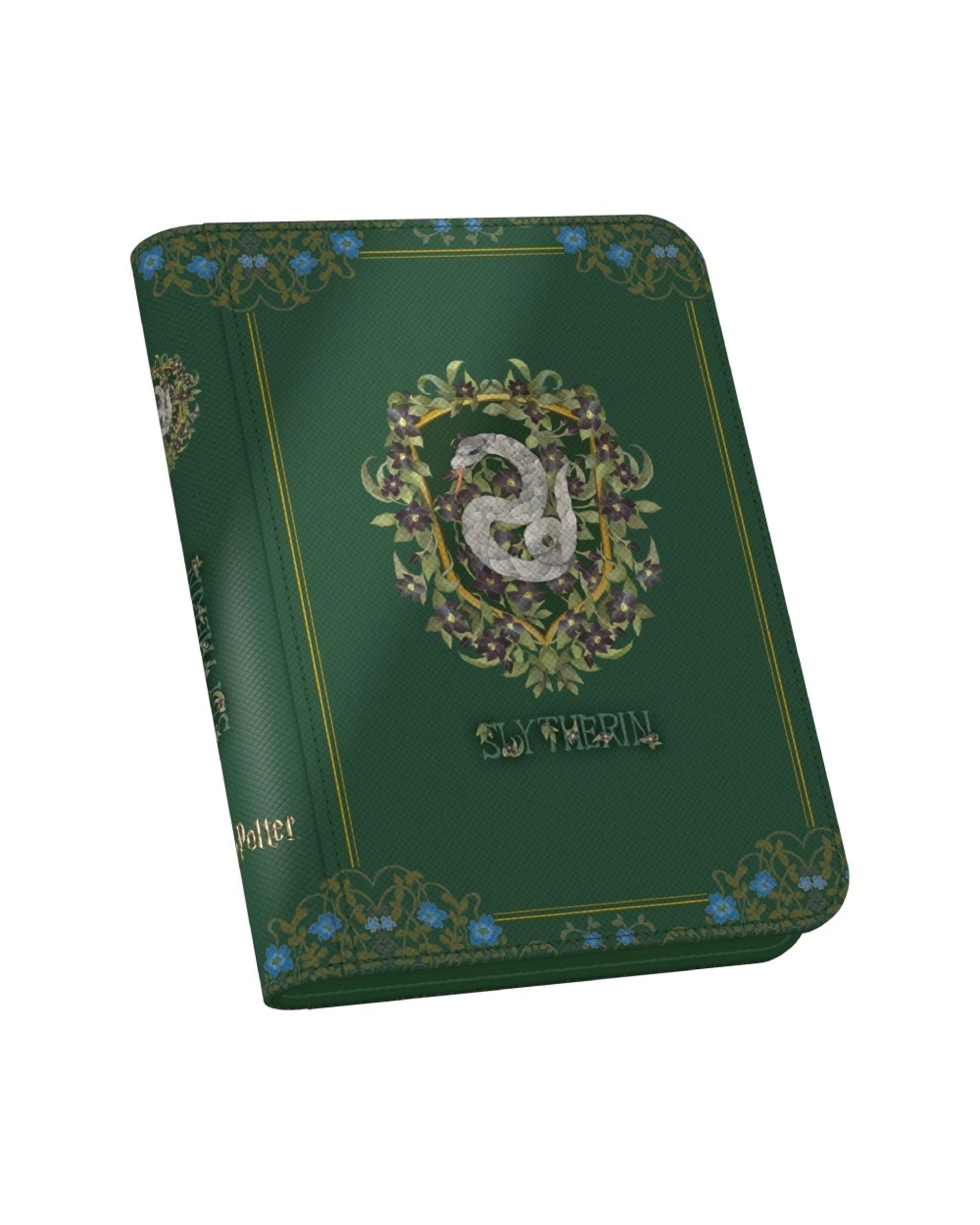 1 Ultimate Guard Harry Potter Slytherin 160 XenoSkin Zipfolio Folder, 1 of 4