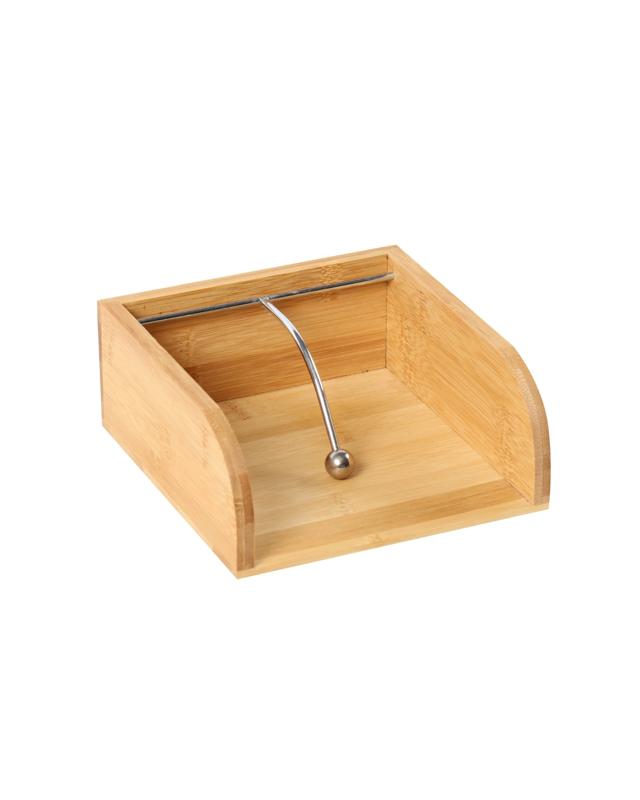Sherwood Home Bamboo Napkin Holder 17x17x7cm - Nat