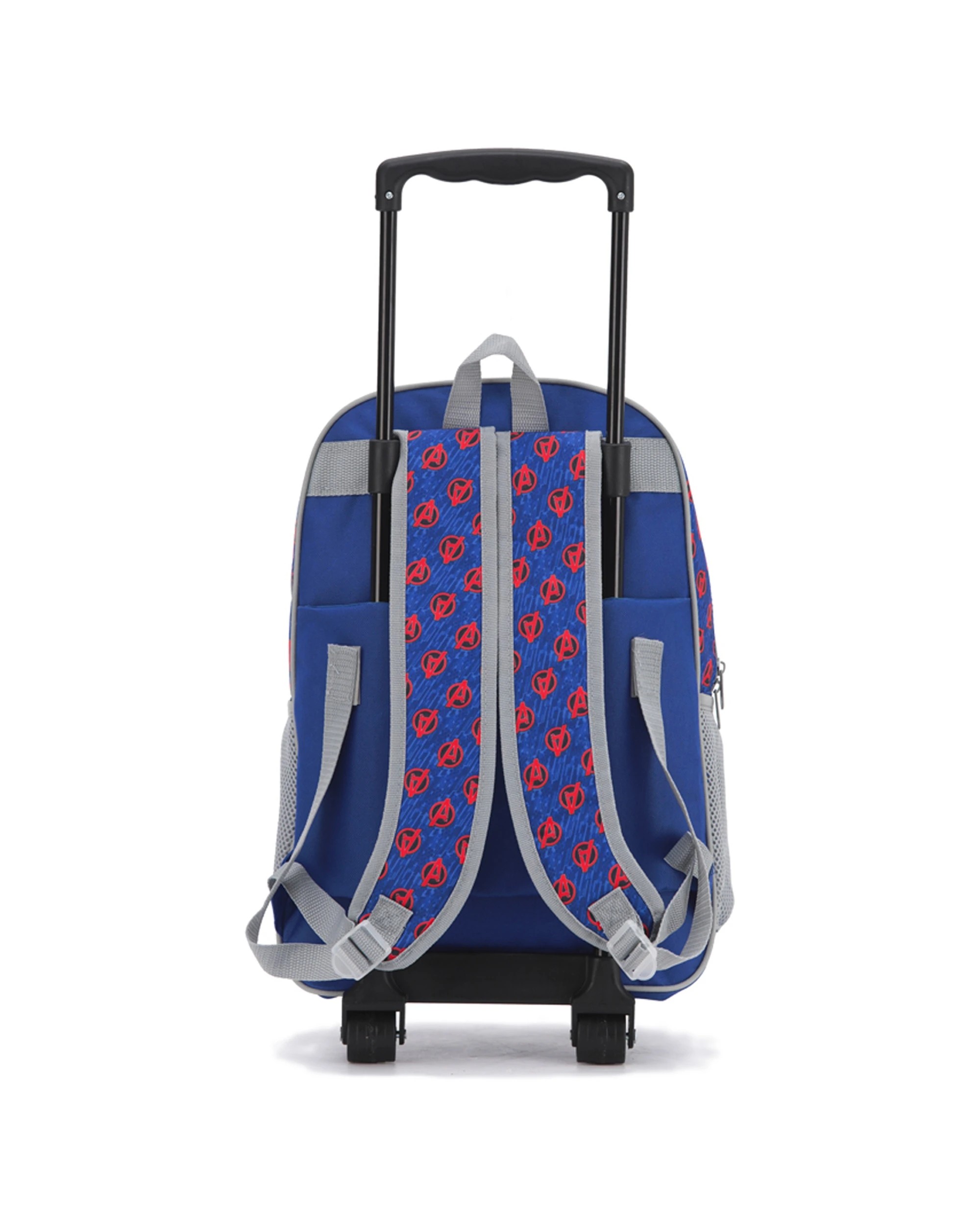 2 Marvel Avengers 17 Inch Trolley Backpack Kids School Officially Licensed - Blue, 2 of 3