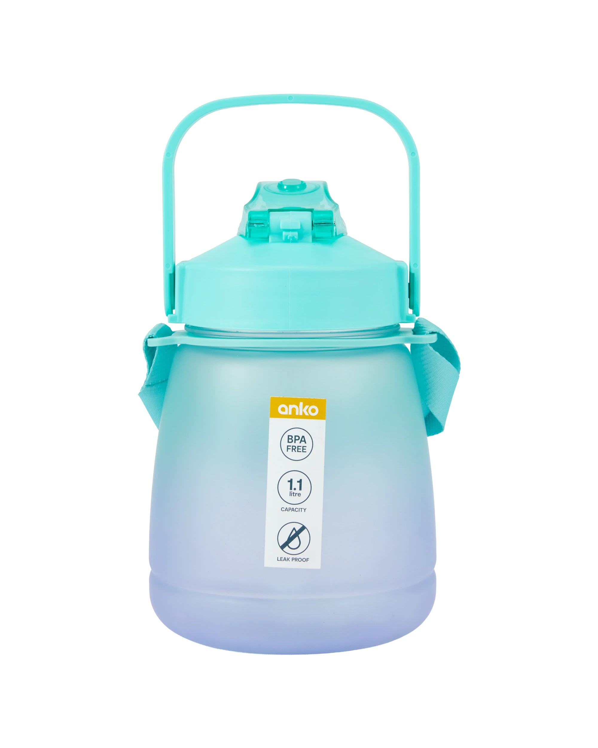 6 1.1L Blue Intake Drink Bottle with Handle, 6 of 6