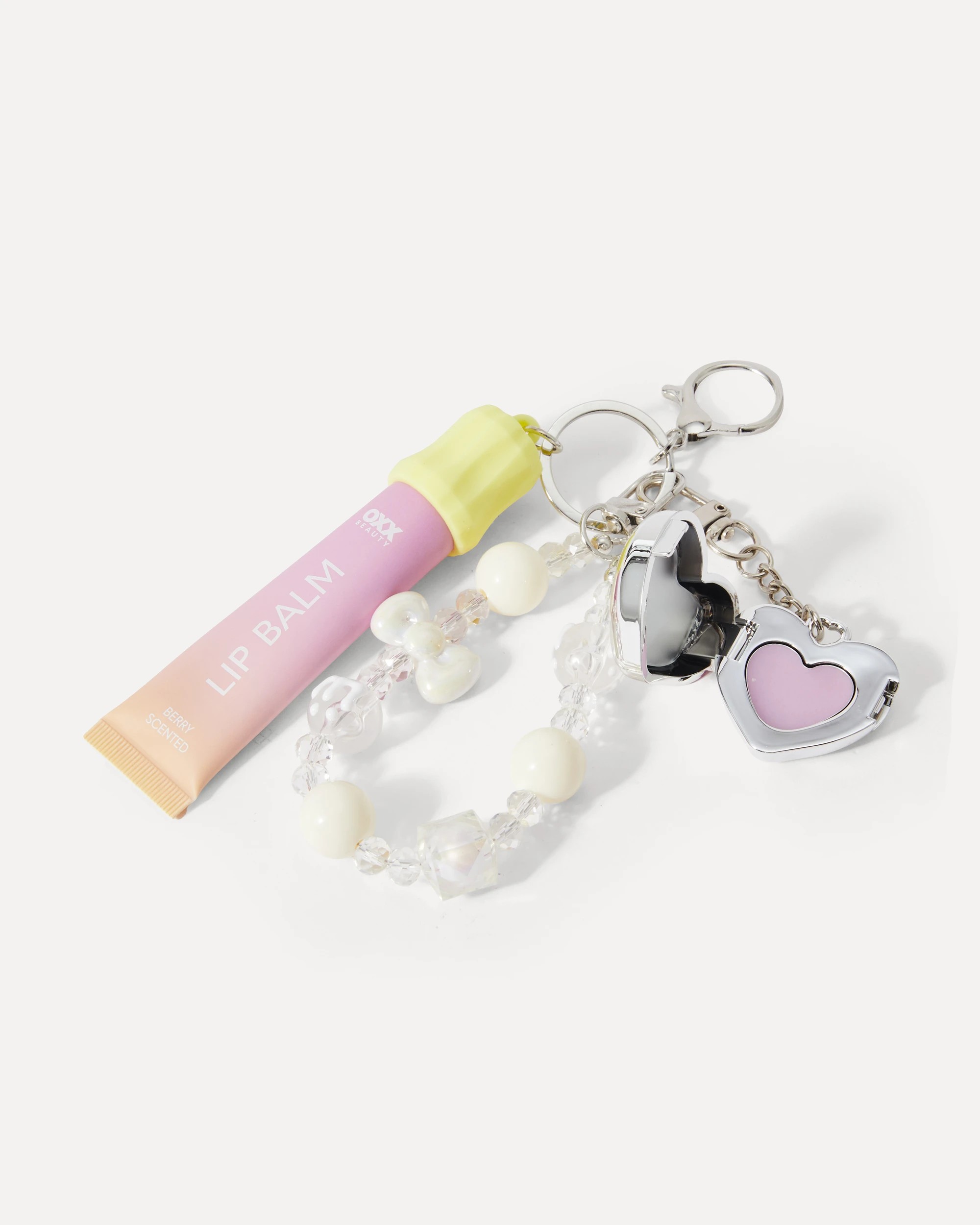 4 OXX Beauty 2 in 1 Lip Balm and Keychain Duo - Berry Scented, 4 of 6