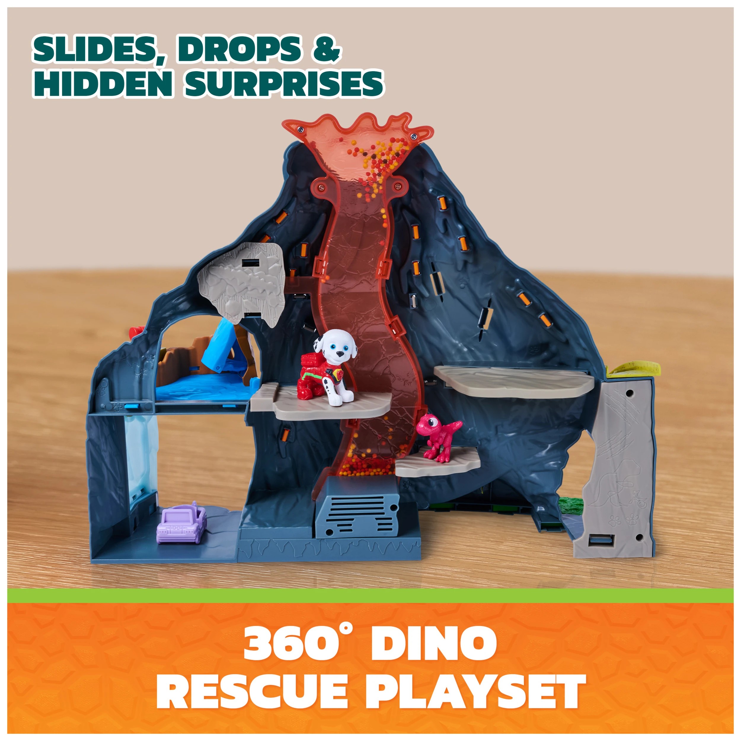 4 PAW Patrol: The Dino Movie Super Lava Blast Playset, 4 of 9