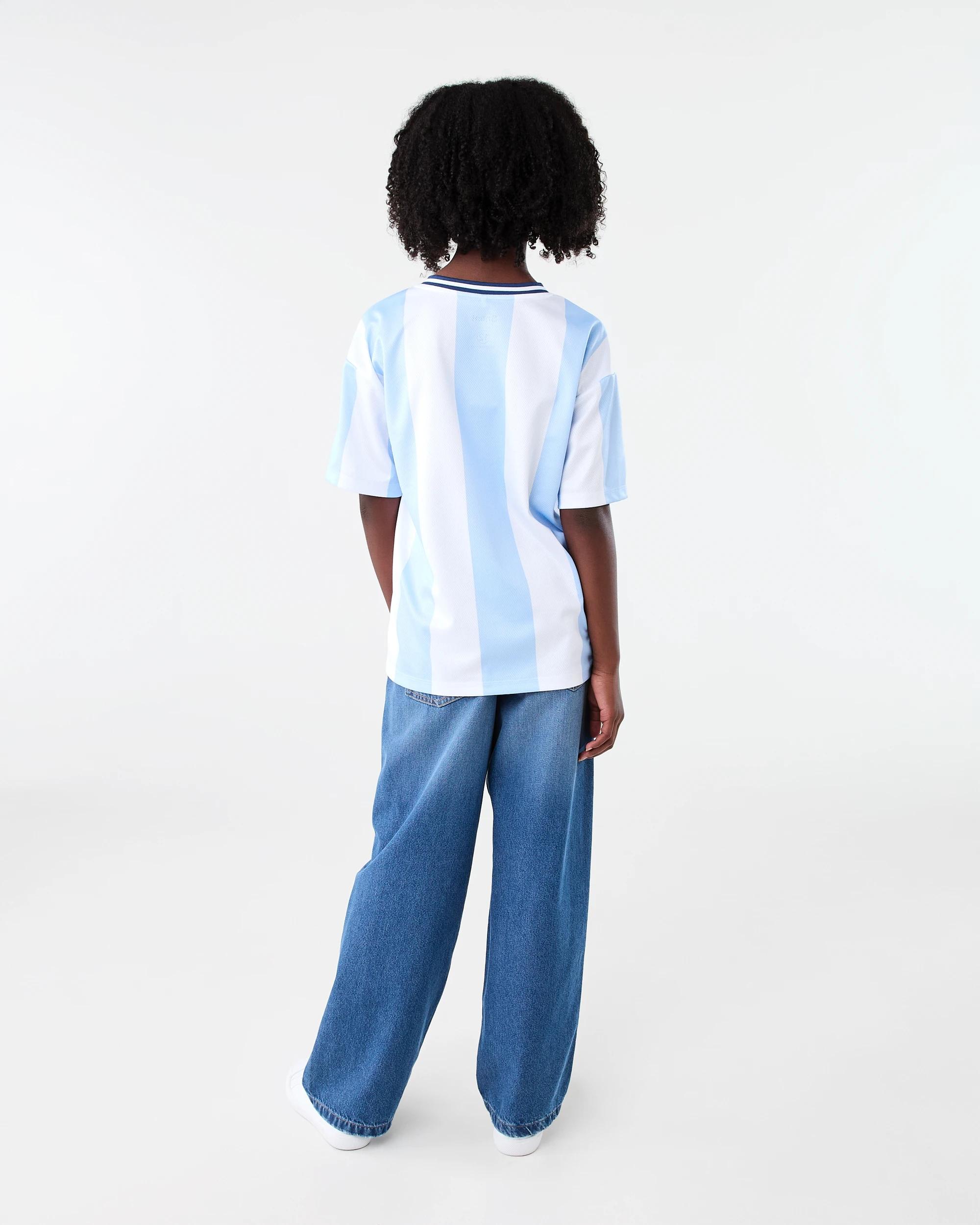 7 Disney Lilo & Stitch License Striped V-Neck Mesh T-shirt Stitch, 7 of 7