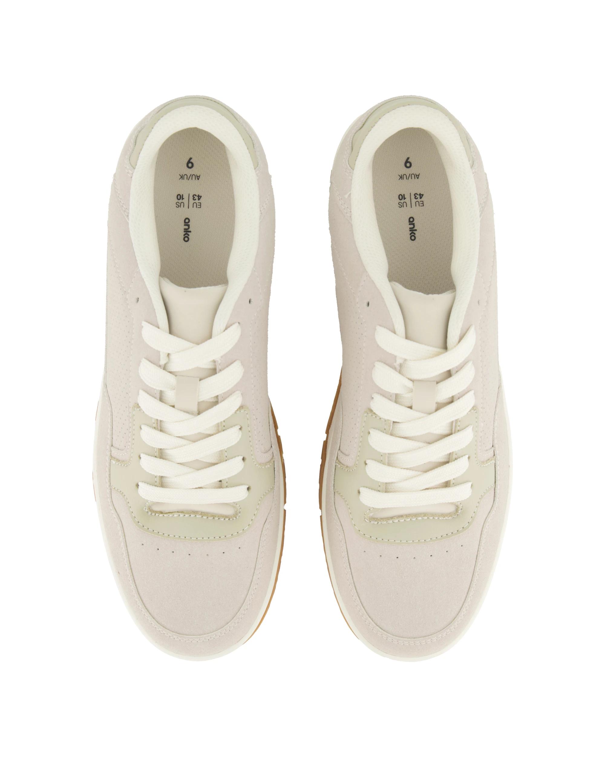 3 Casual Court Sneakers Beige, 3 of 5