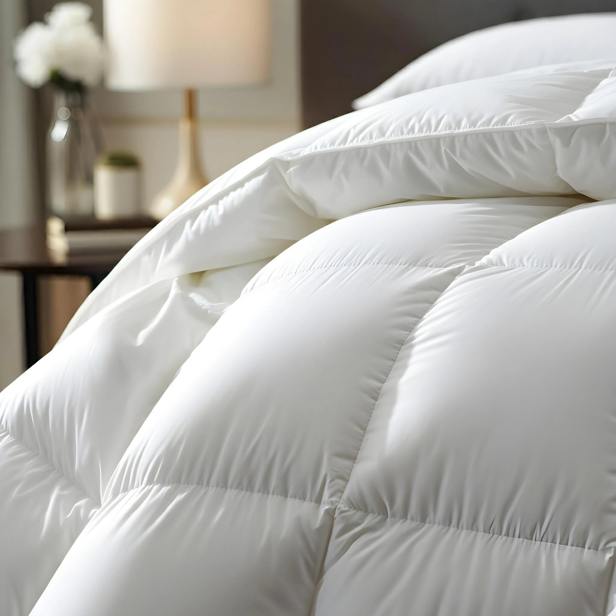 4 Royal Comfort 800GSM Down Alternative Quilt Hotel Grade Microfibre Cover - Super King Bed - White, 4 of 5