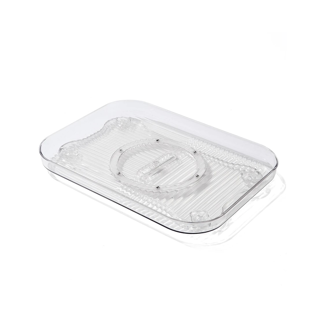 5 Clear Rectangular Turntable, 5 of 10