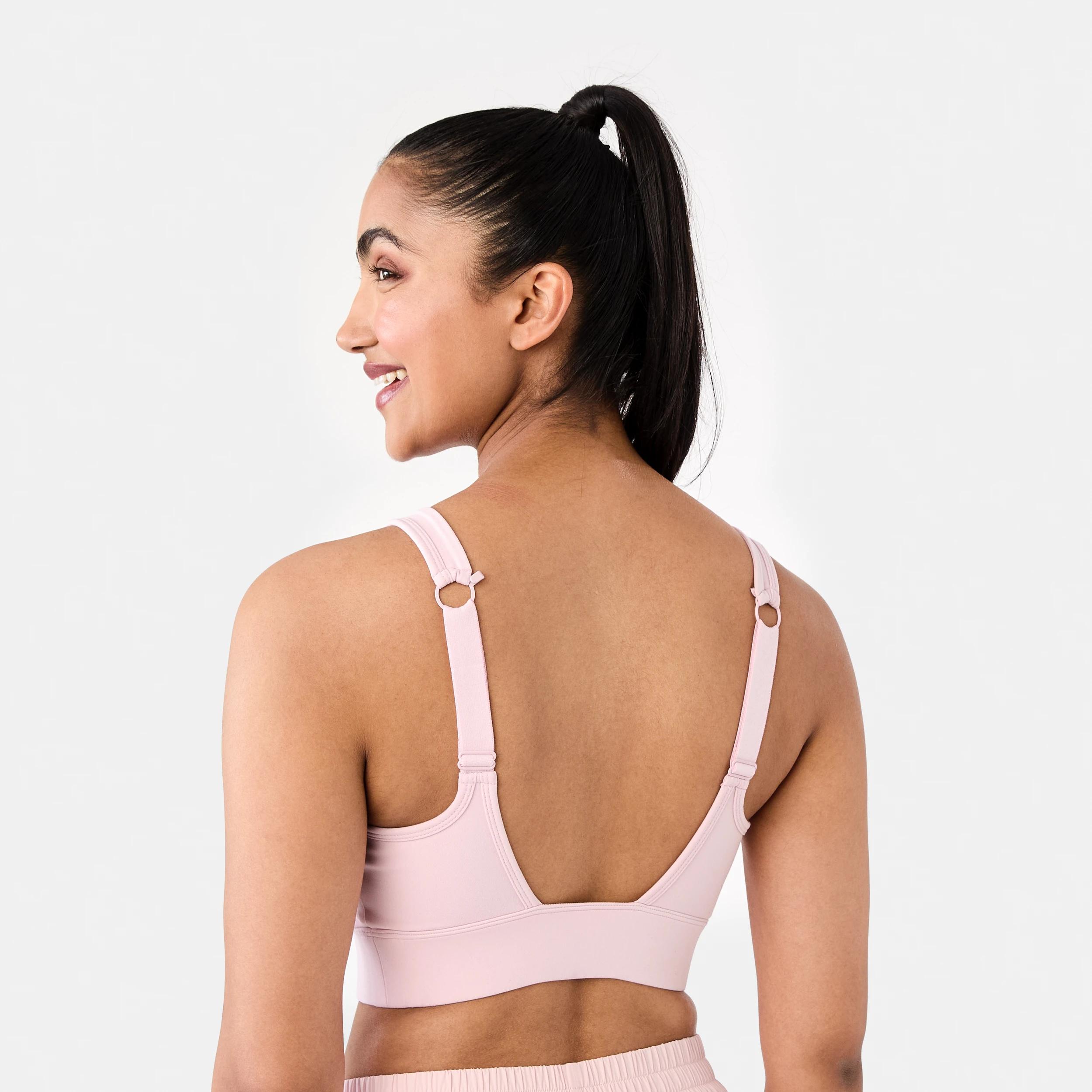 9 Active Womens Performance Crop Top AURA PINK, 9 of 10