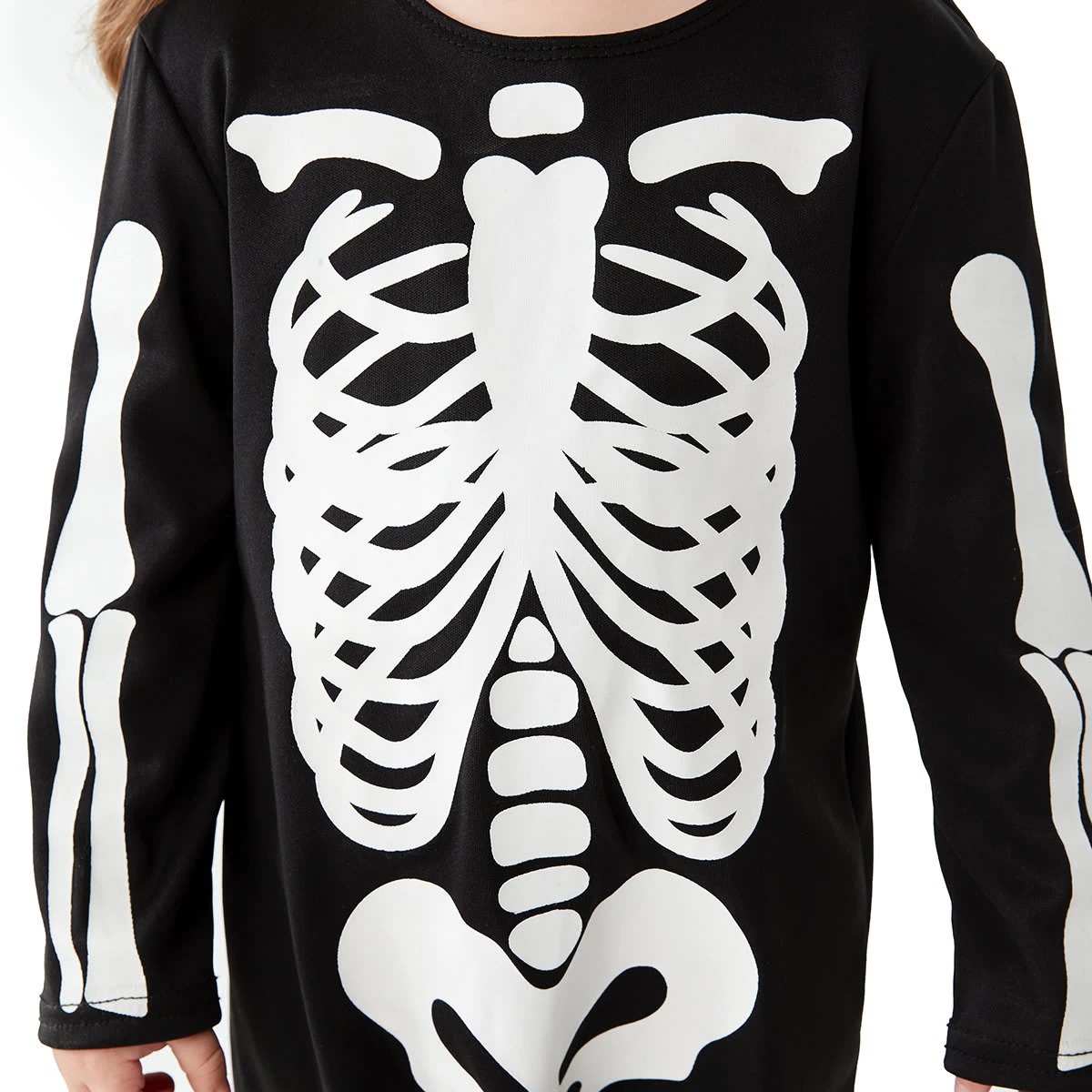 6 Toddler Skeleton Costume - Ages 2-3, 6 of 10