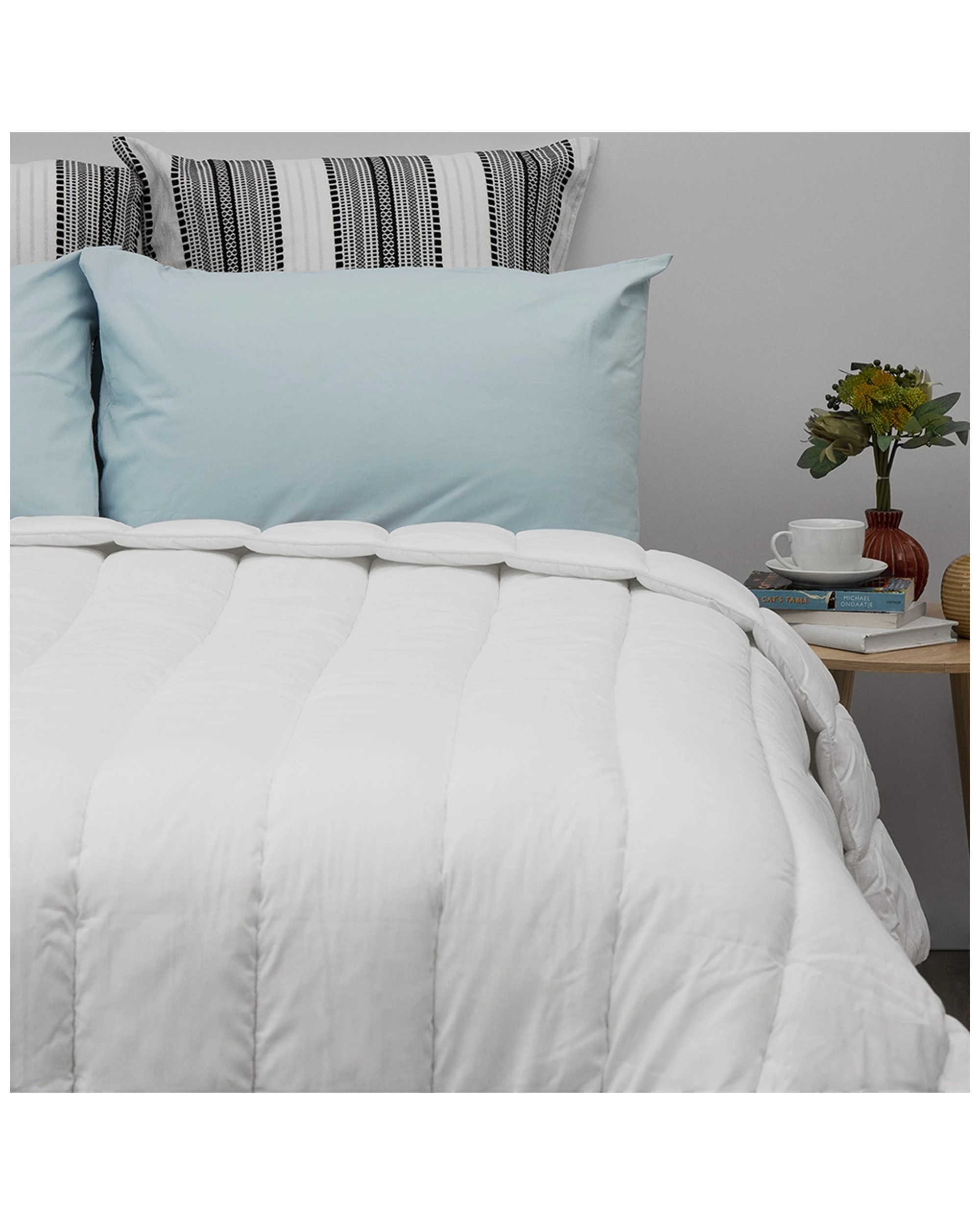 5 Tontine Australian Wool King Super Warm Quilt Winter Soft Bedding
 - King Bed
 - White, 5 of 5