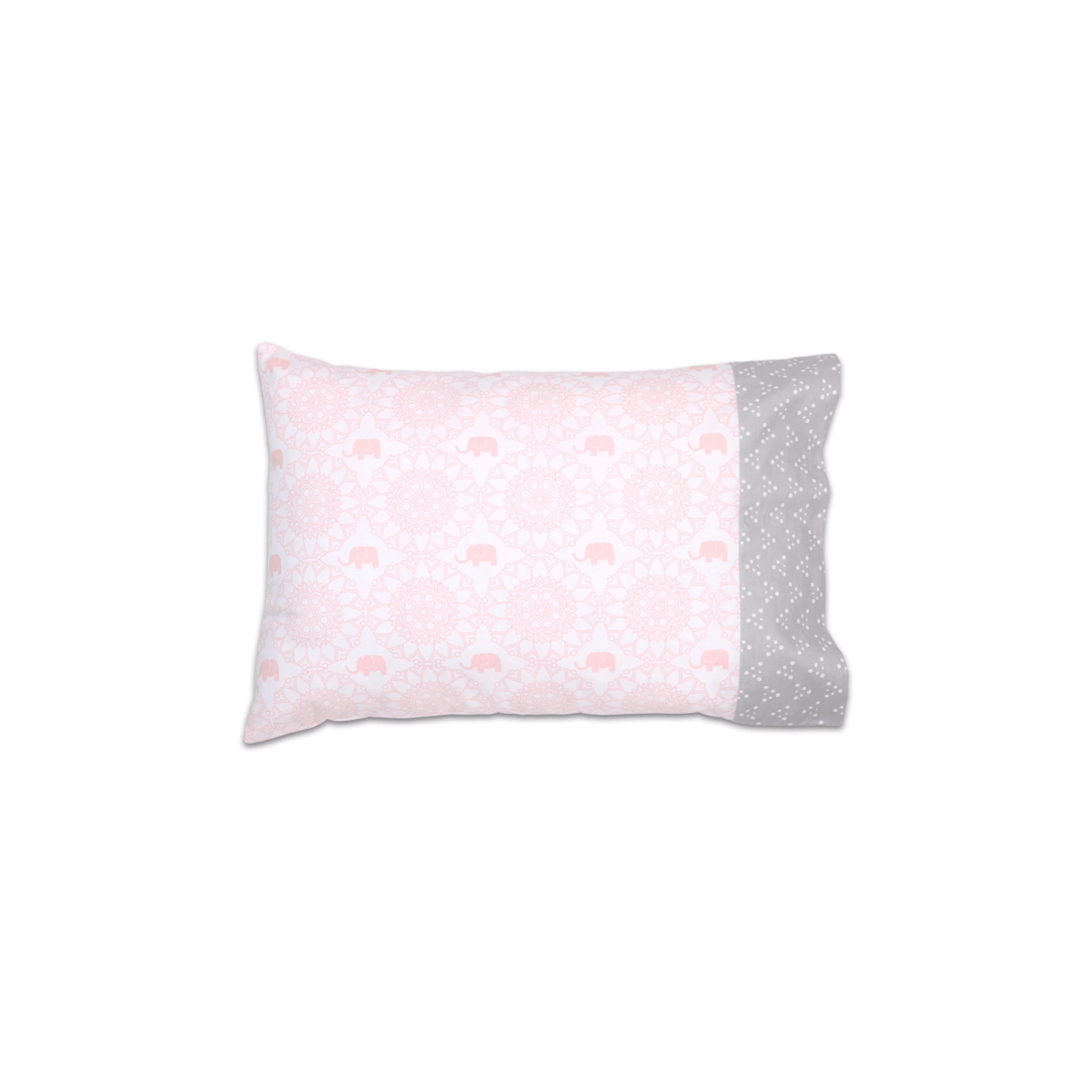 2 The Peanutshell 5pc Cot Bedding Set Sweet Peanut Grey Elephant Baby Nursery Decor
 - Pink, 2 of 4