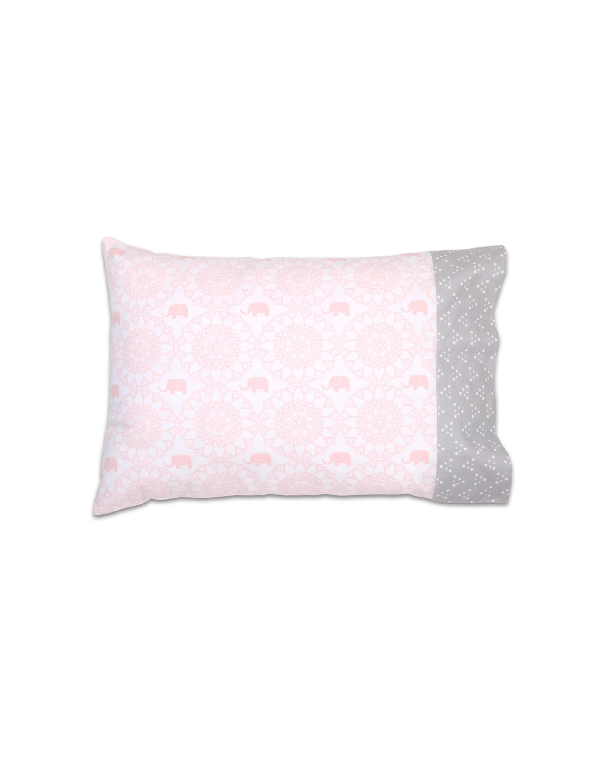 2 The Peanutshell 5pc Cot Bedding Set Sweet Peanut Grey Elephant Baby Nursery Decor
 - Pink, 2 of 4