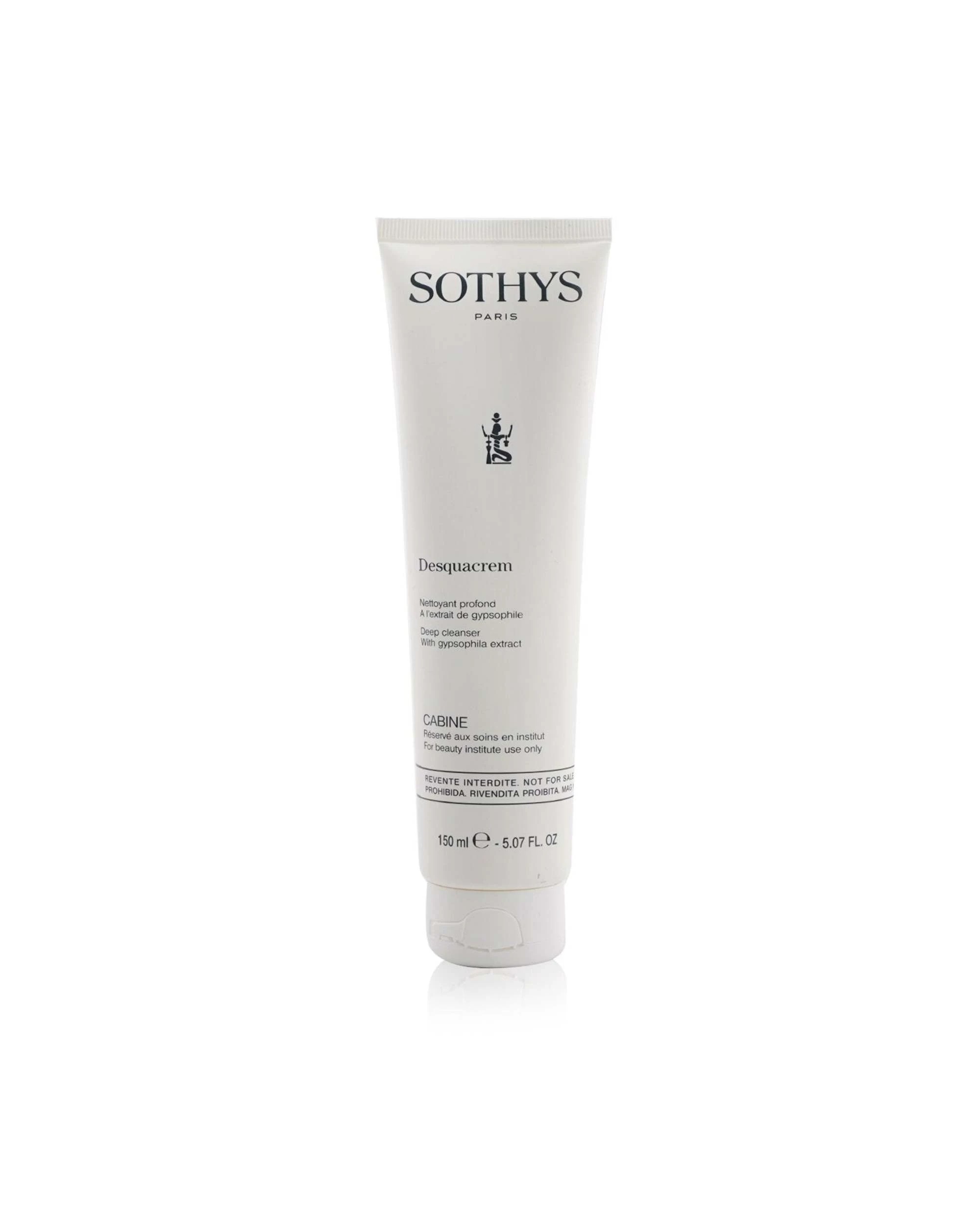 1 Sothys Desquacrem Deep Cleanser With Gypsophila Extract (Salon Size) 150ml/5.07oz, 1 of 3