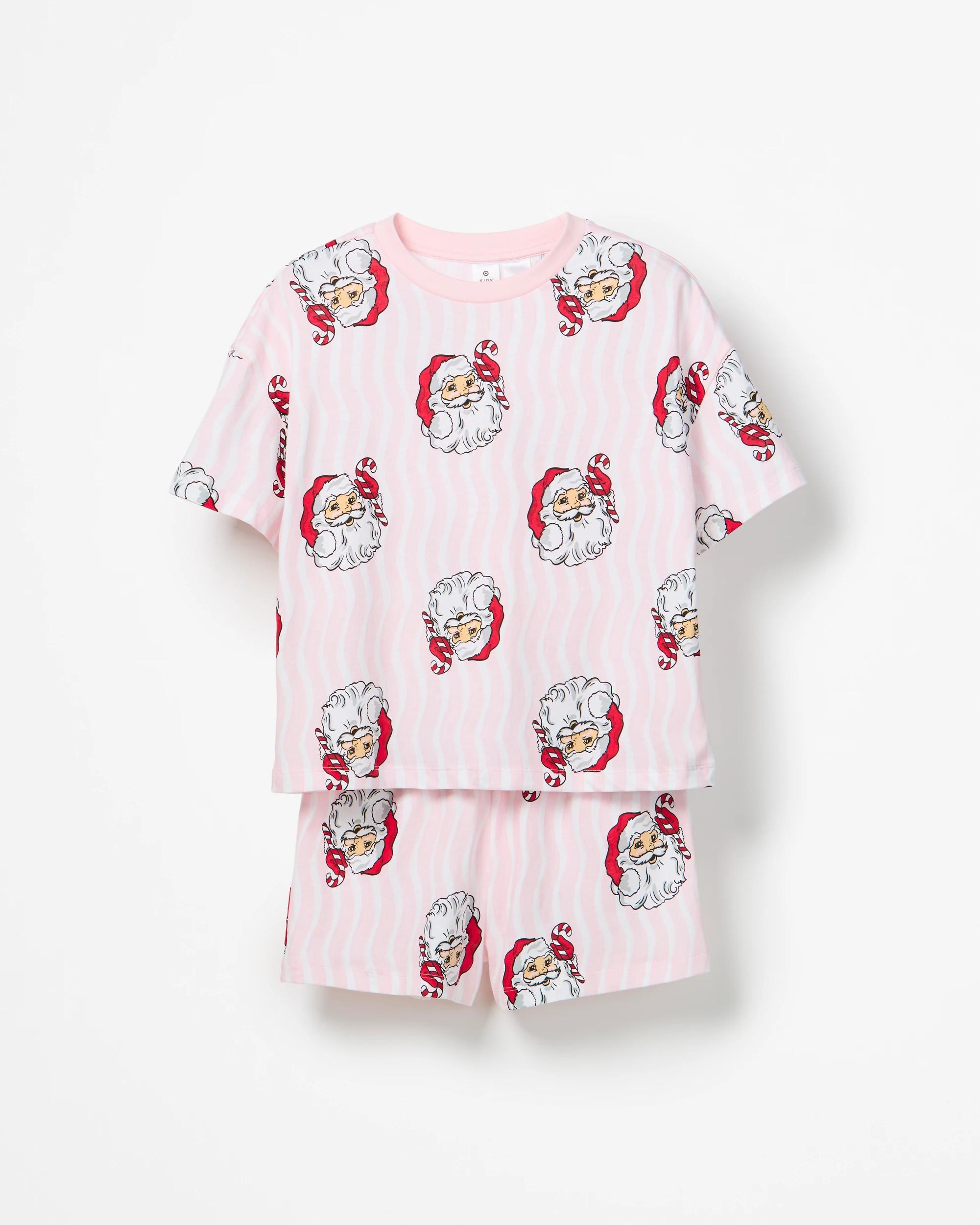 5 Target Family Matching Christmas Santa Australian Cotton Older Girls Pyjama Set SANTA, 5 of 9