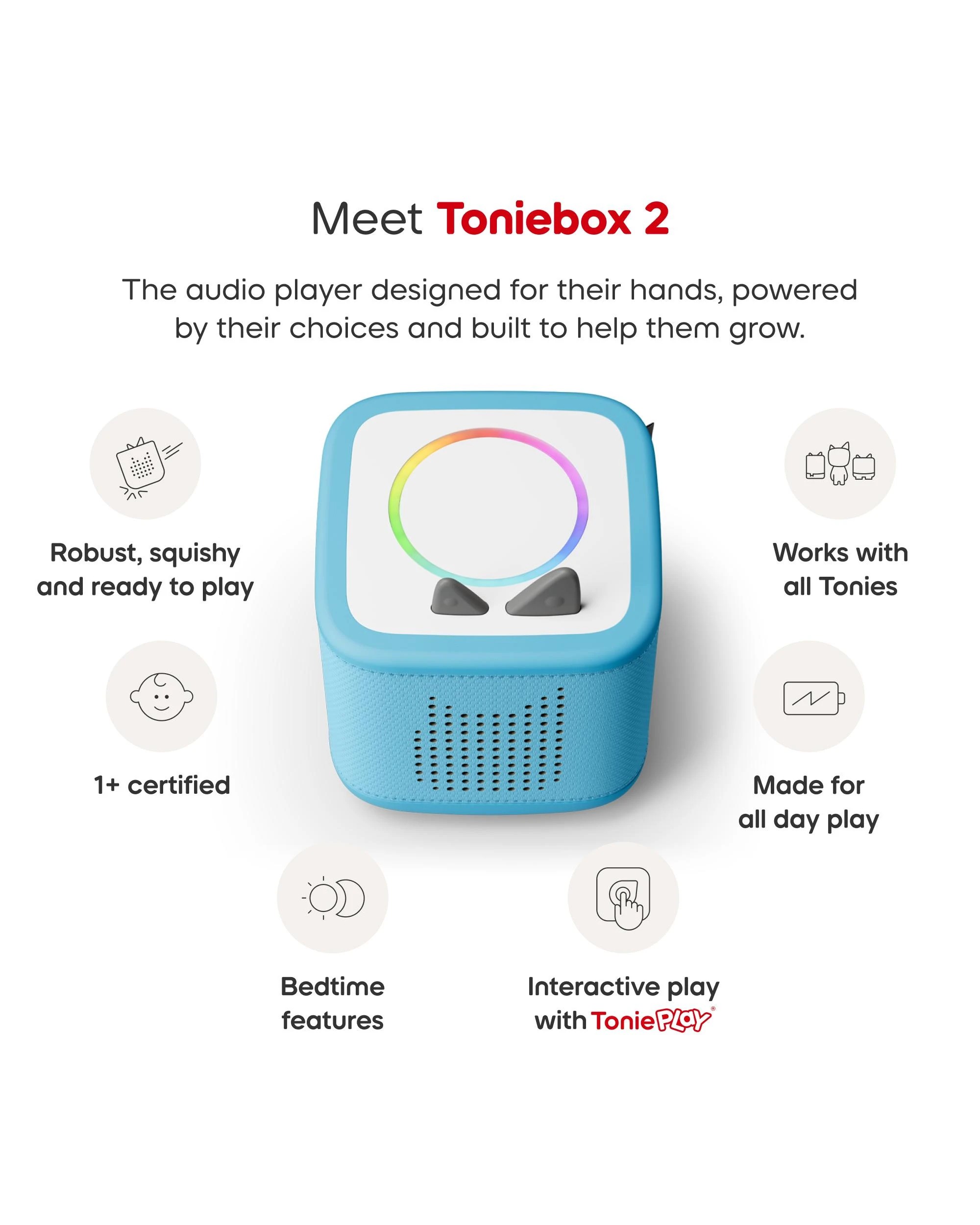 4 Tonies - PAW Patrol Toniebox 2 Full Play Set - Sky Blue - Multi, 4 of 10