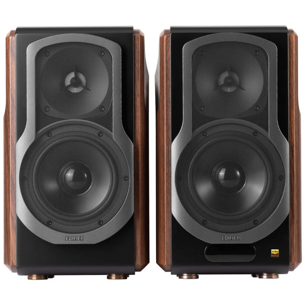 1 EDIFIER S2000MKIII Premium Hi-Res Bookshelf Speaker Brown, 1 of 8
