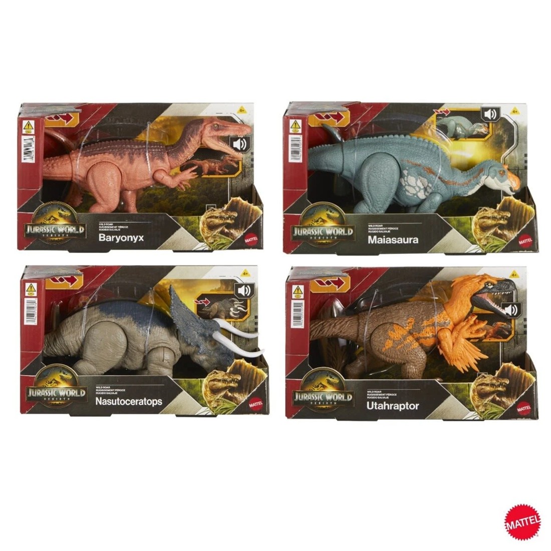1 Jurassic World Rebirth Wild Roar Dinosaur Toy - Assorted, 1 of 8