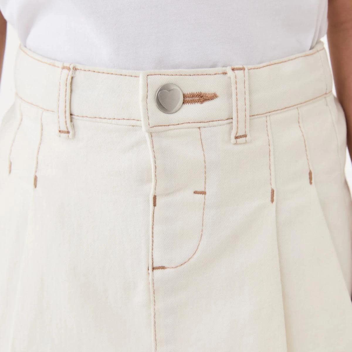 3 Denim Skort ECRU, 3 of 5