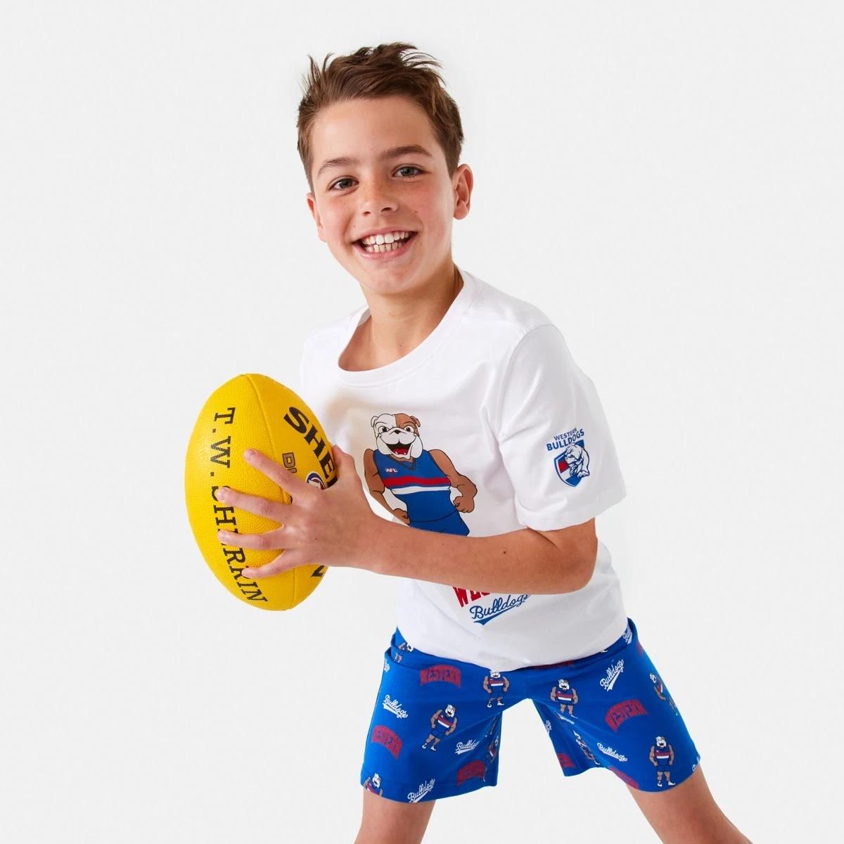 1 Active Kids AFL Pyjama Set Bulldogs, 1 of 10