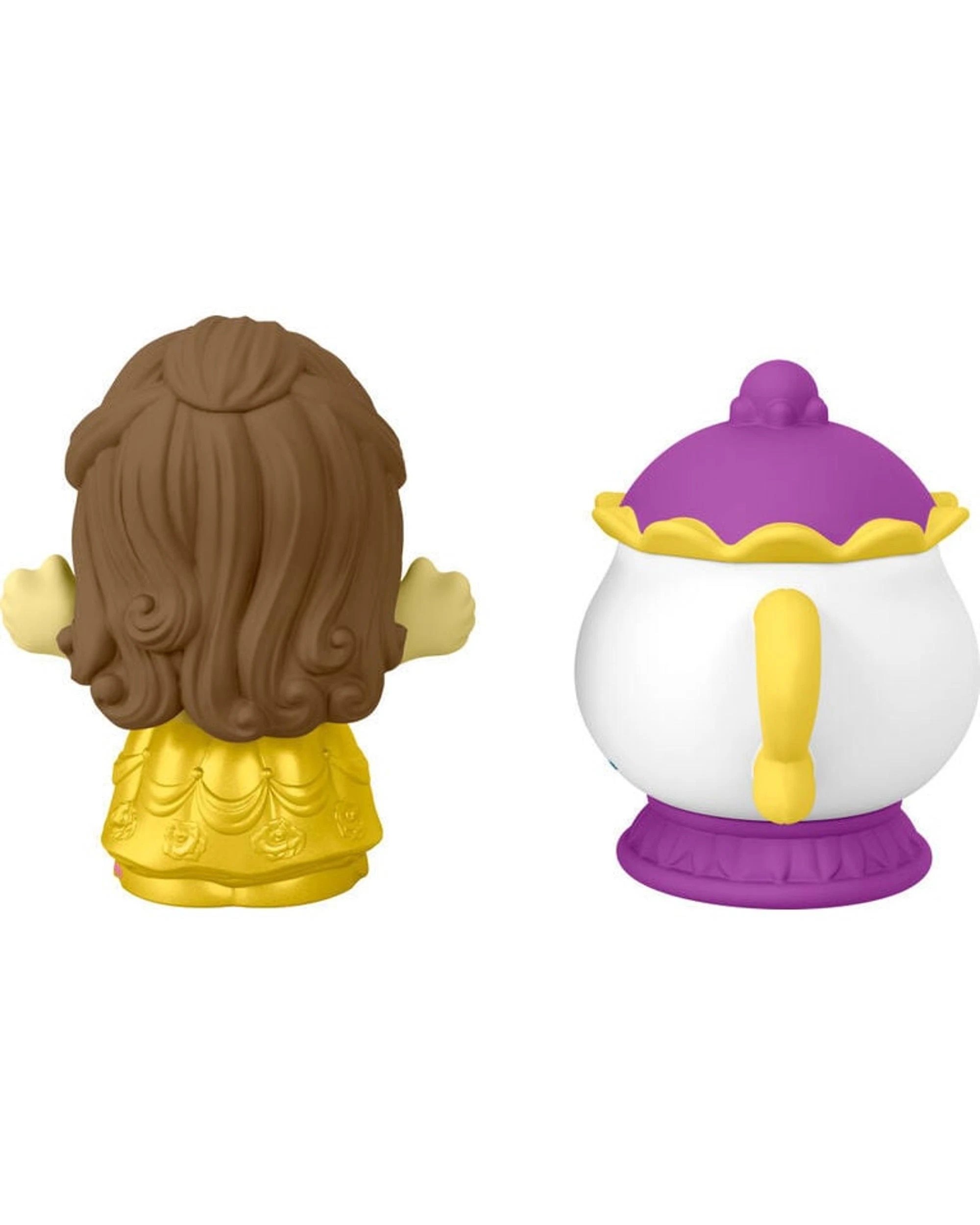4 Little People Disney Princess Belle and Mrs Potts Figure Set, 4 of 6