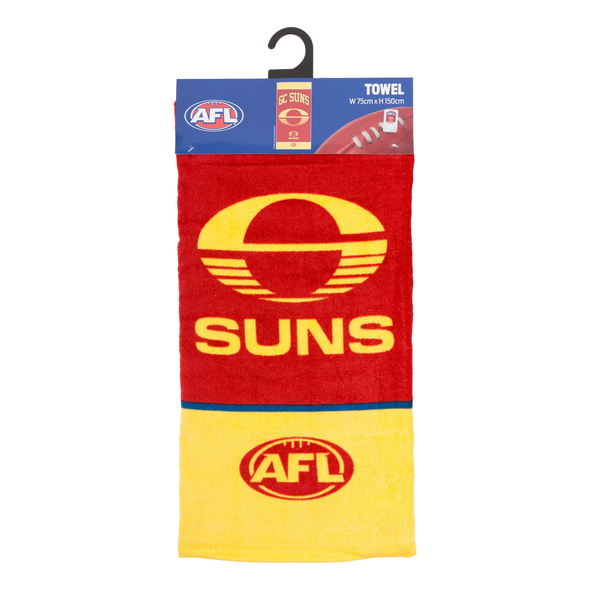 3 AFL Gold Coast Suns Beach Towel, 3 of 4