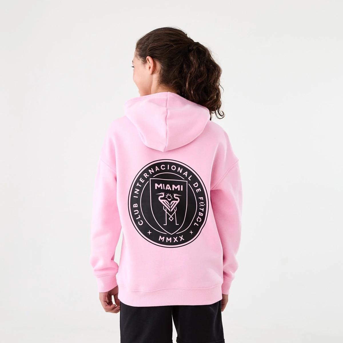 3 Official Inter Miami Kids Hoodie True Pink, 3 of 10