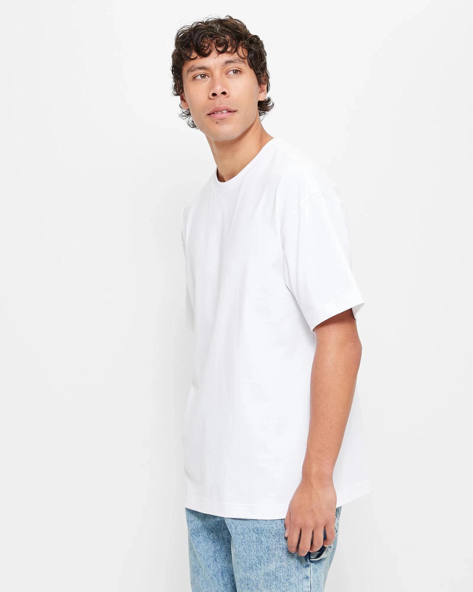 3 Commons Heavy Oversized T-Shirt WHITE, 3 of 5