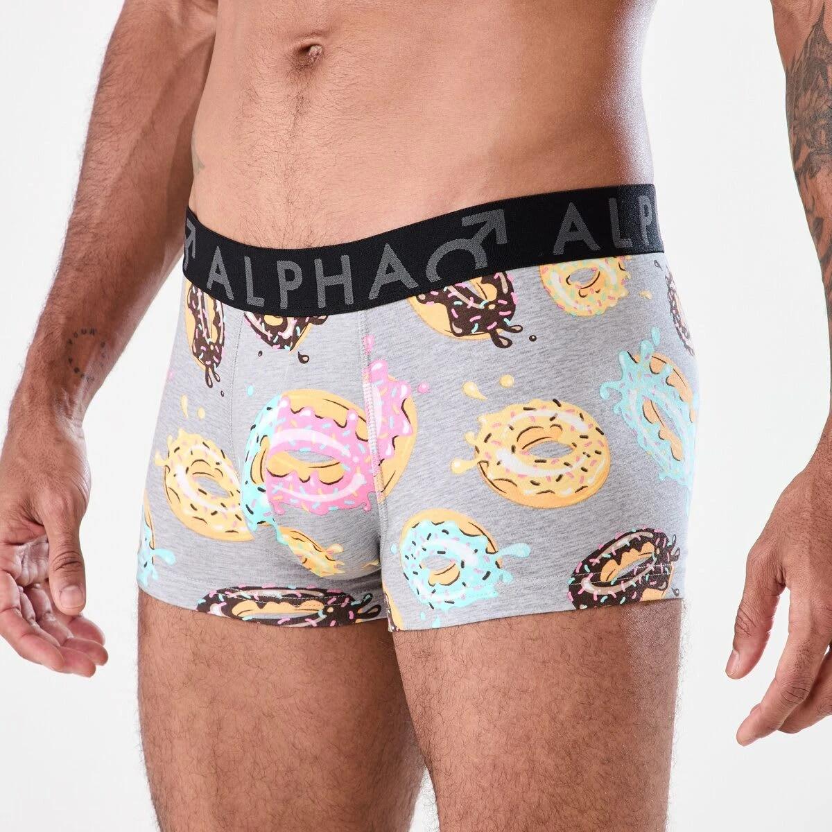 5 3 Pack Print Plain Trunks DONUT SPLATTER, 5 of 7