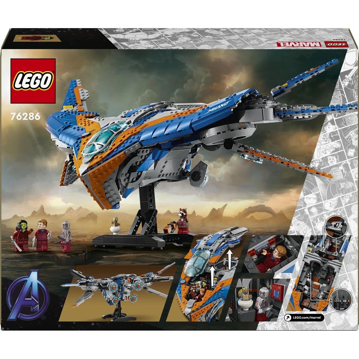 10 LEGO Marvel Guardians of the Galaxy: The Milano Spaceship 76286, 10 of 10
