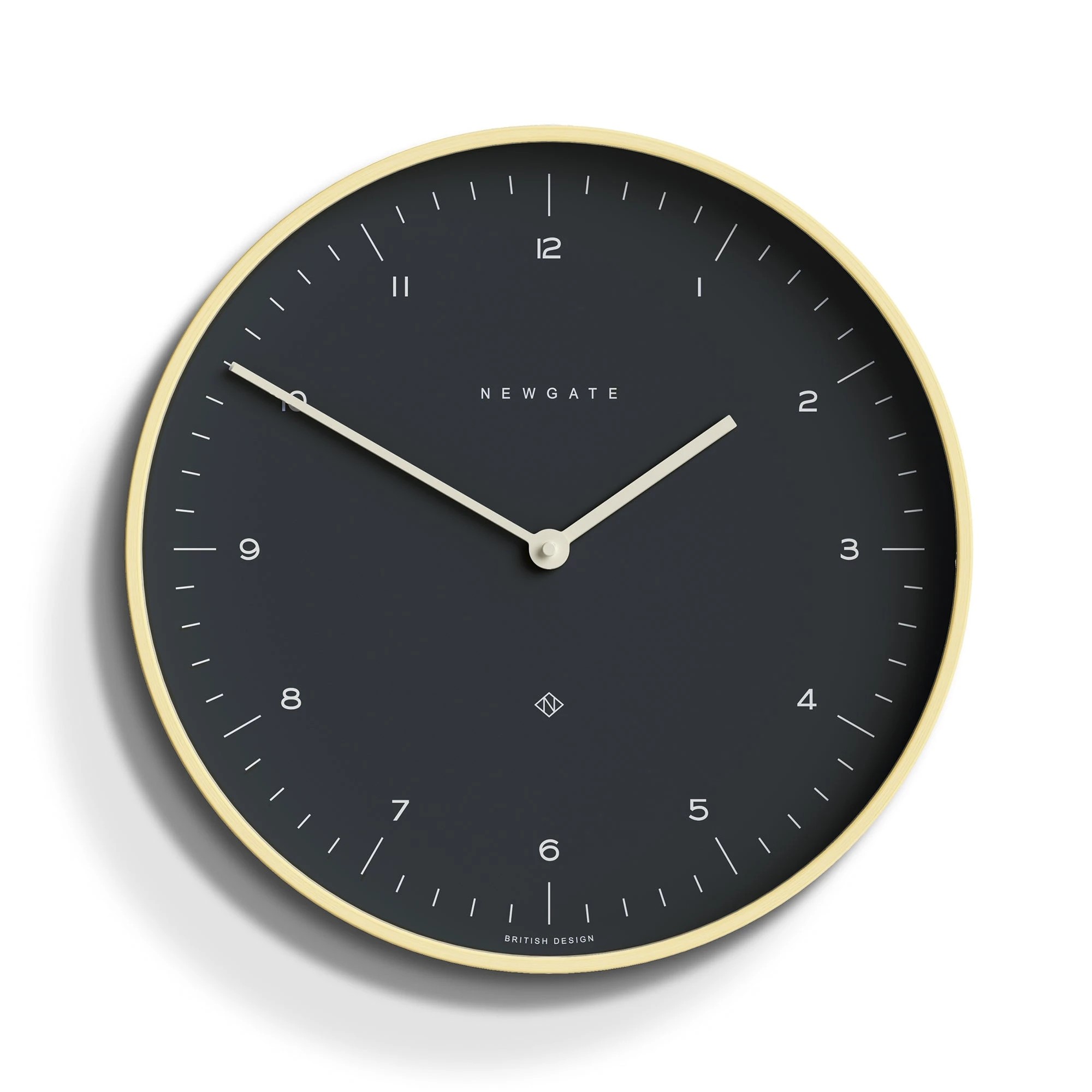 1 Newgate Mr Clarke Clock Pale Wood Oil Grey Dial - Natural, 1 of 1