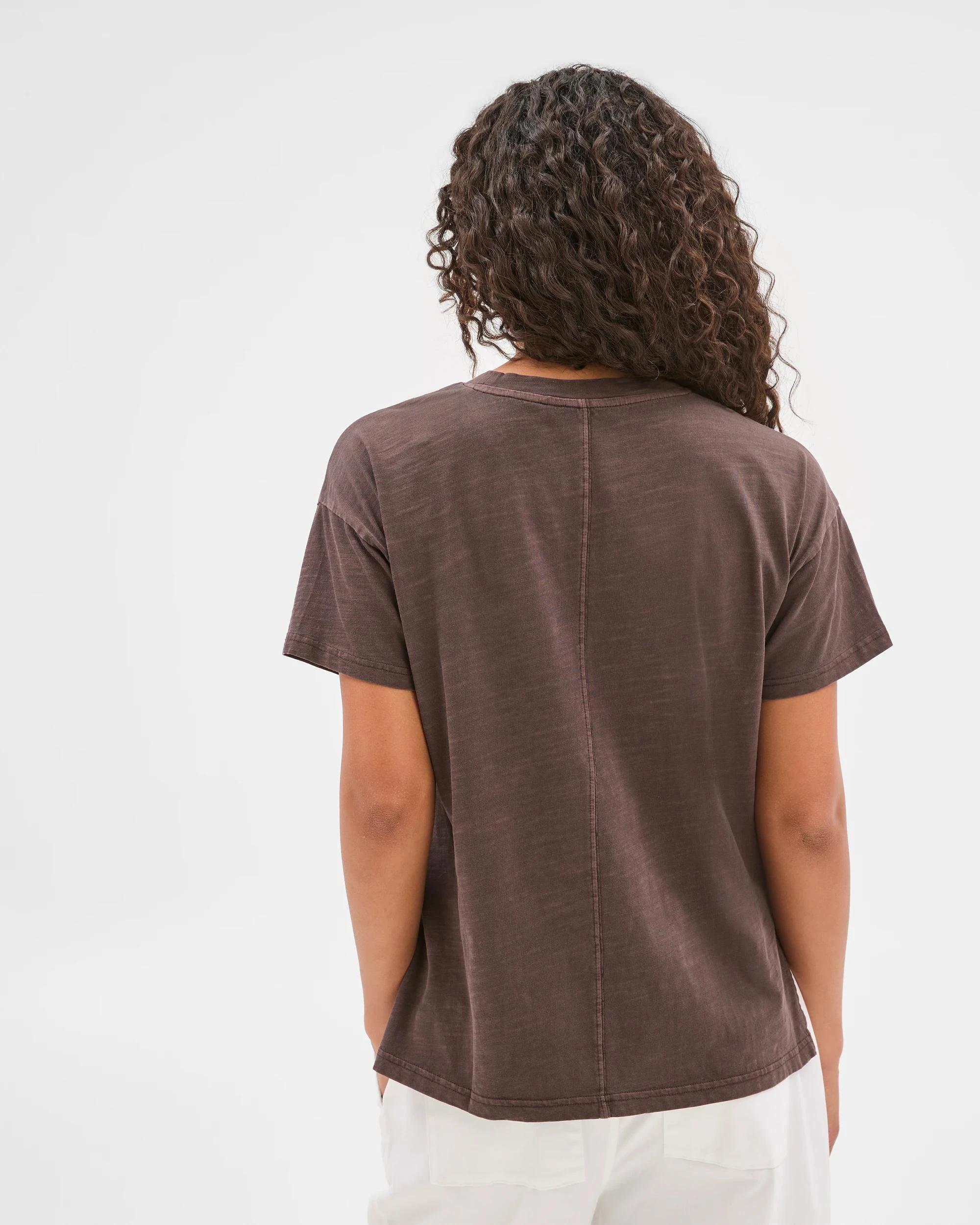 5 Target Australian Cotton Relaxed Slub T-Shirt BRUNETTE, 5 of 6