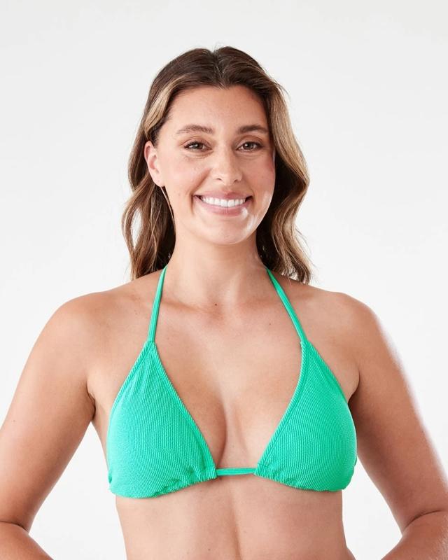 Slider Triangle Crinkle Bikini