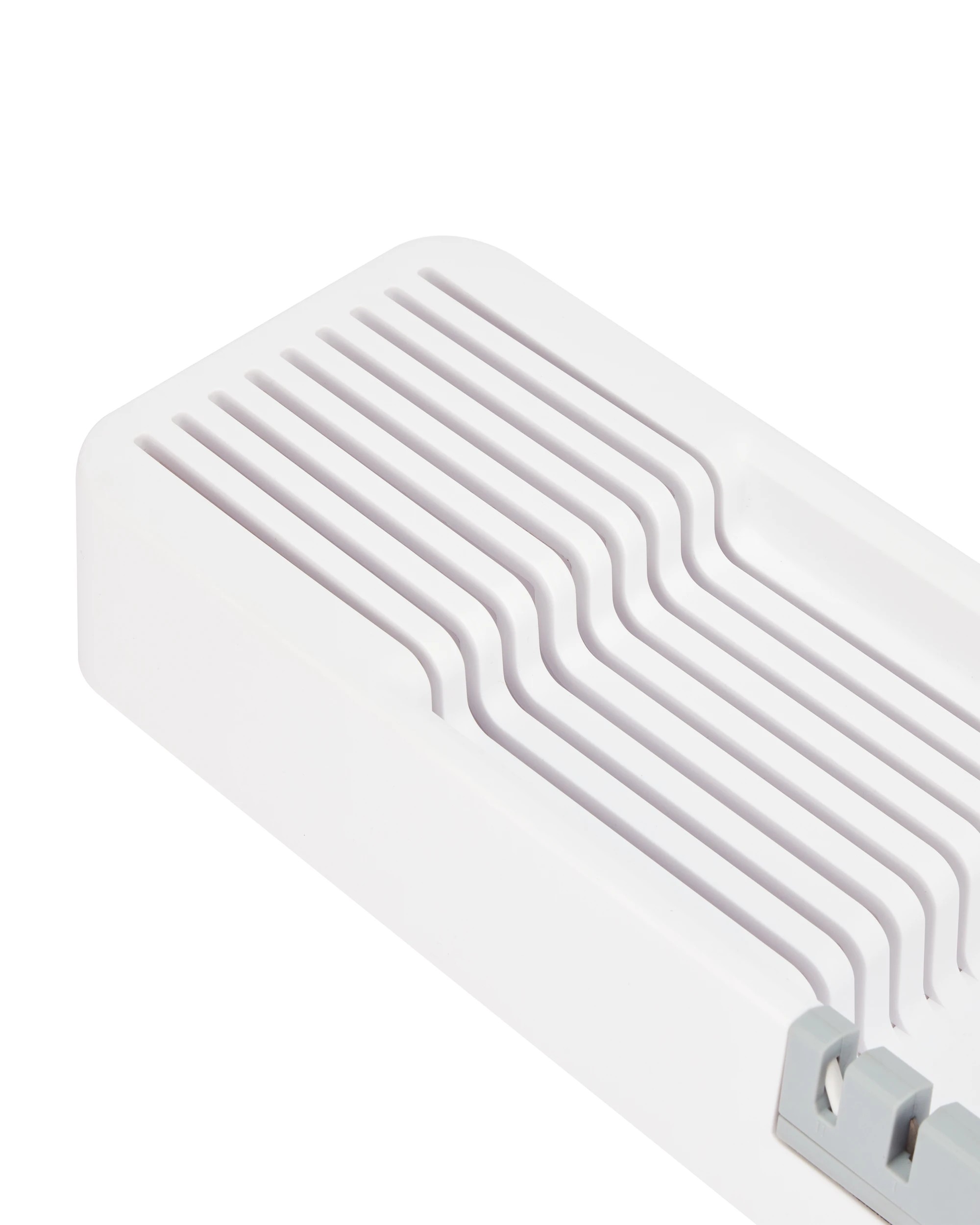 4 In Drawer 9 Knife Organiser - White and Grey, 4 of 10