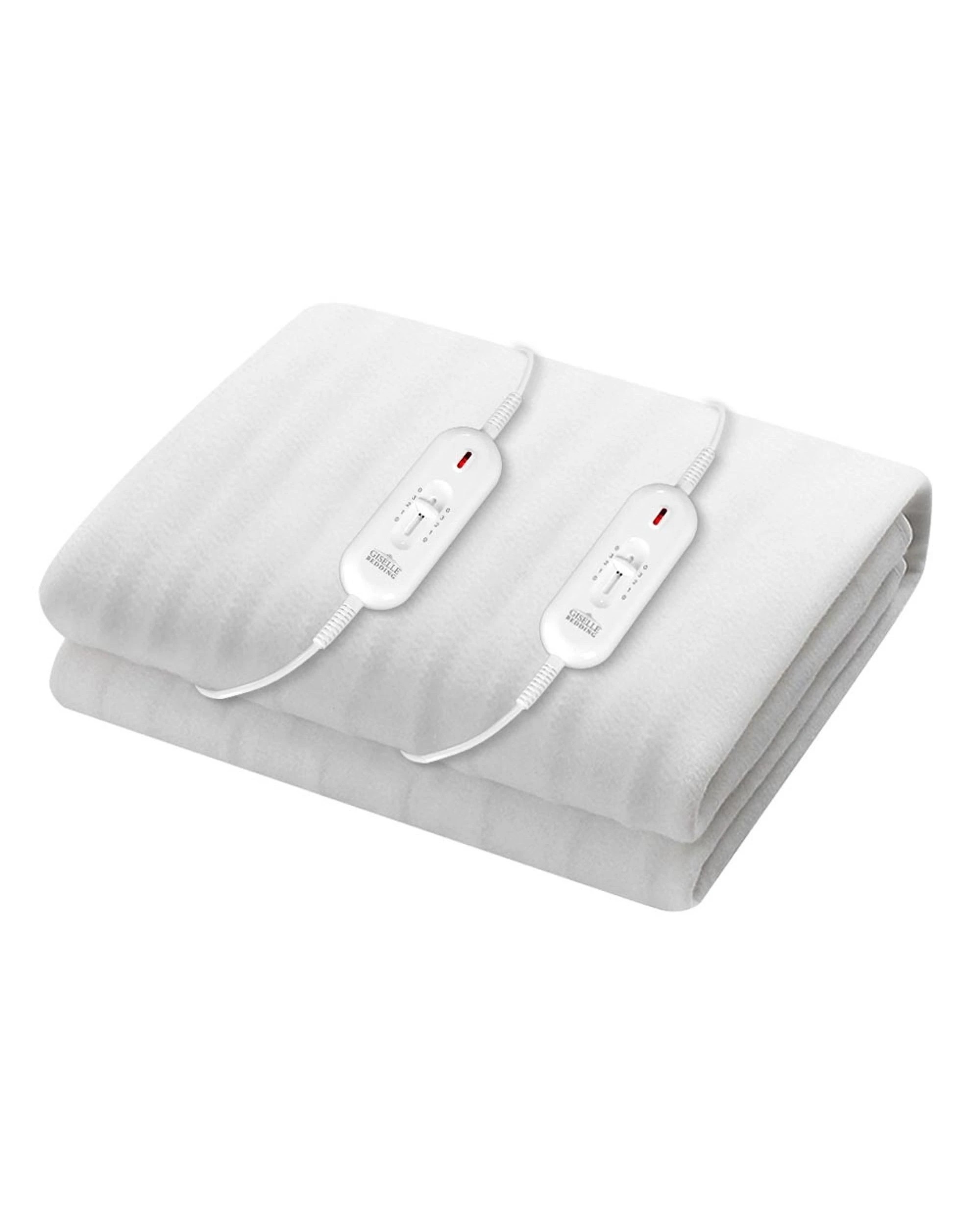 1 Giselle Electric Blanket Polyester Underlay Double - White, 1 of 7