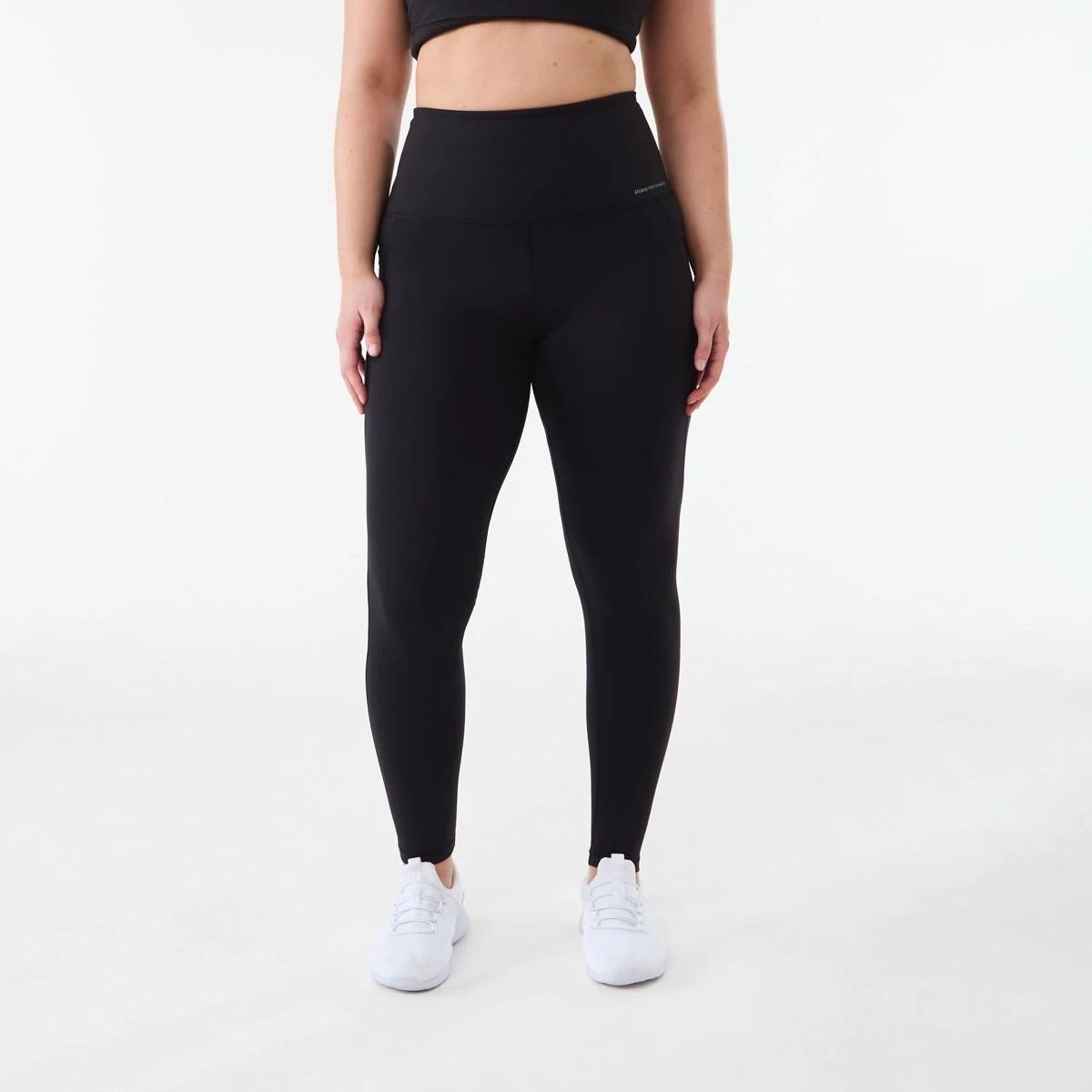 1 Active Womens Ultra High Rise Full Length Studio Leggings BLACK, 1 of 8