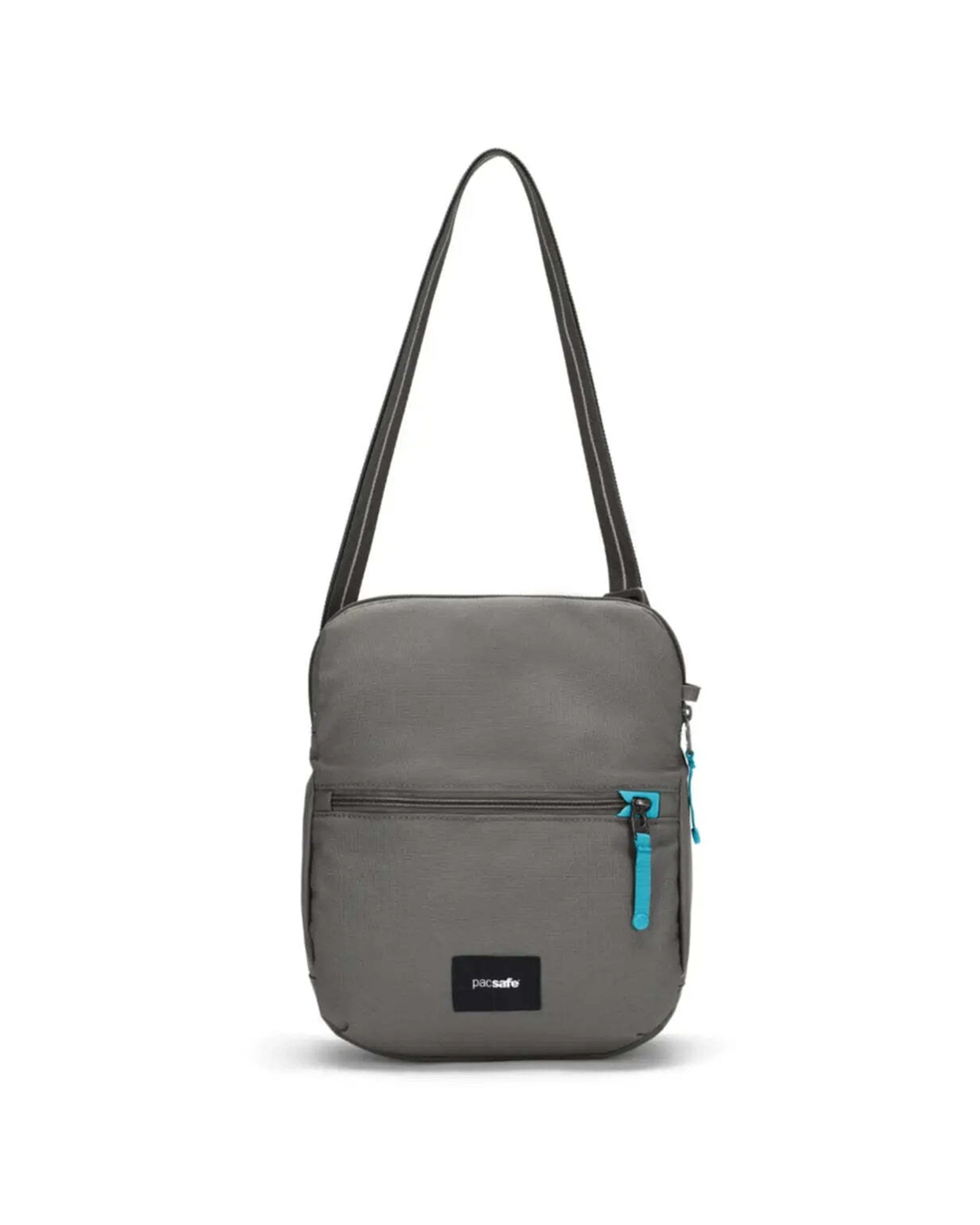 5 Pacsafe Go Anti-Theft Saddle Crossbody Bag RFIDsafe Blocking Pockets Cut Resistant Stone - Grey, 5 of 8