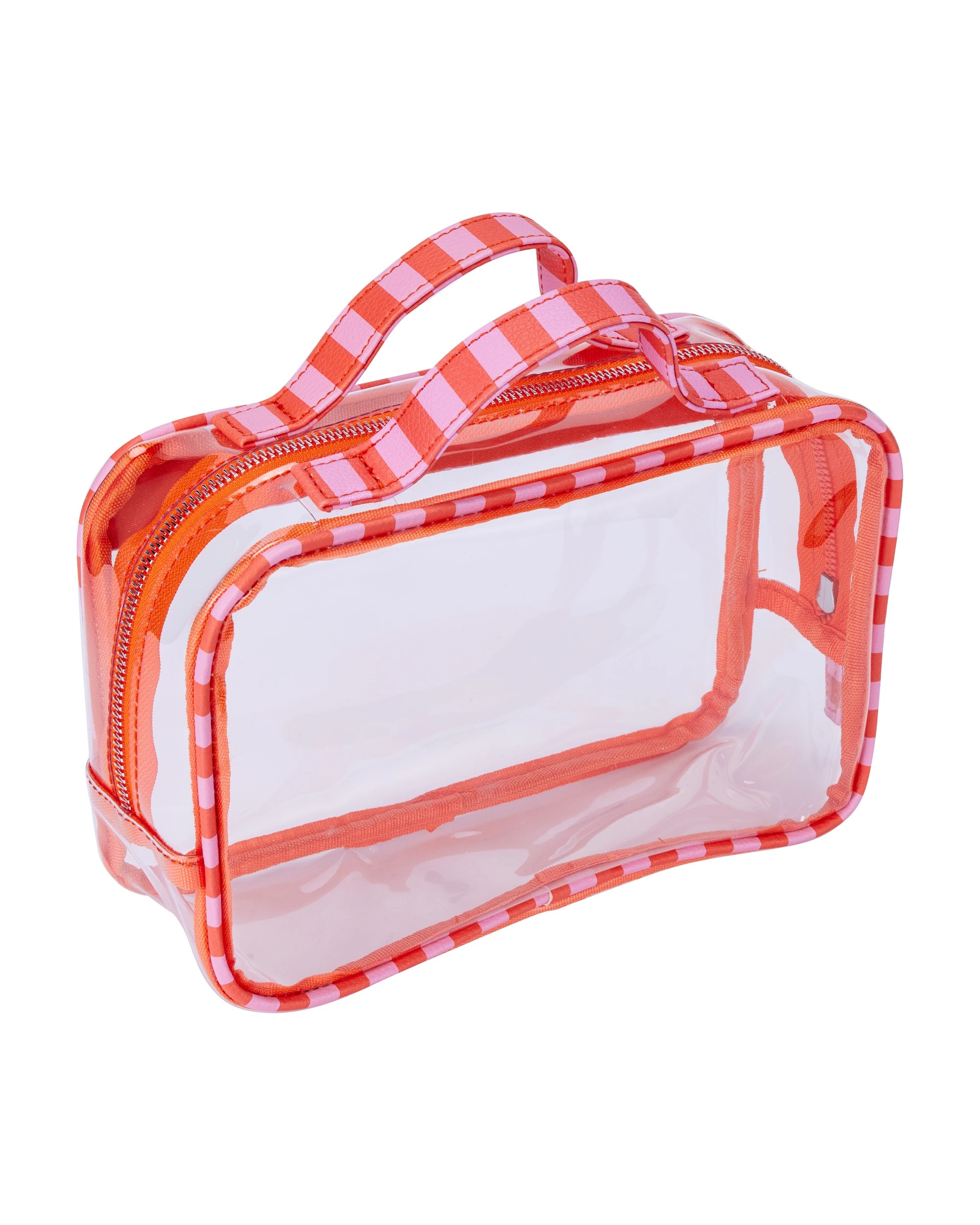 1 OXX Cosmetics Makeup Bag - Pink and Orange, 1 of 4