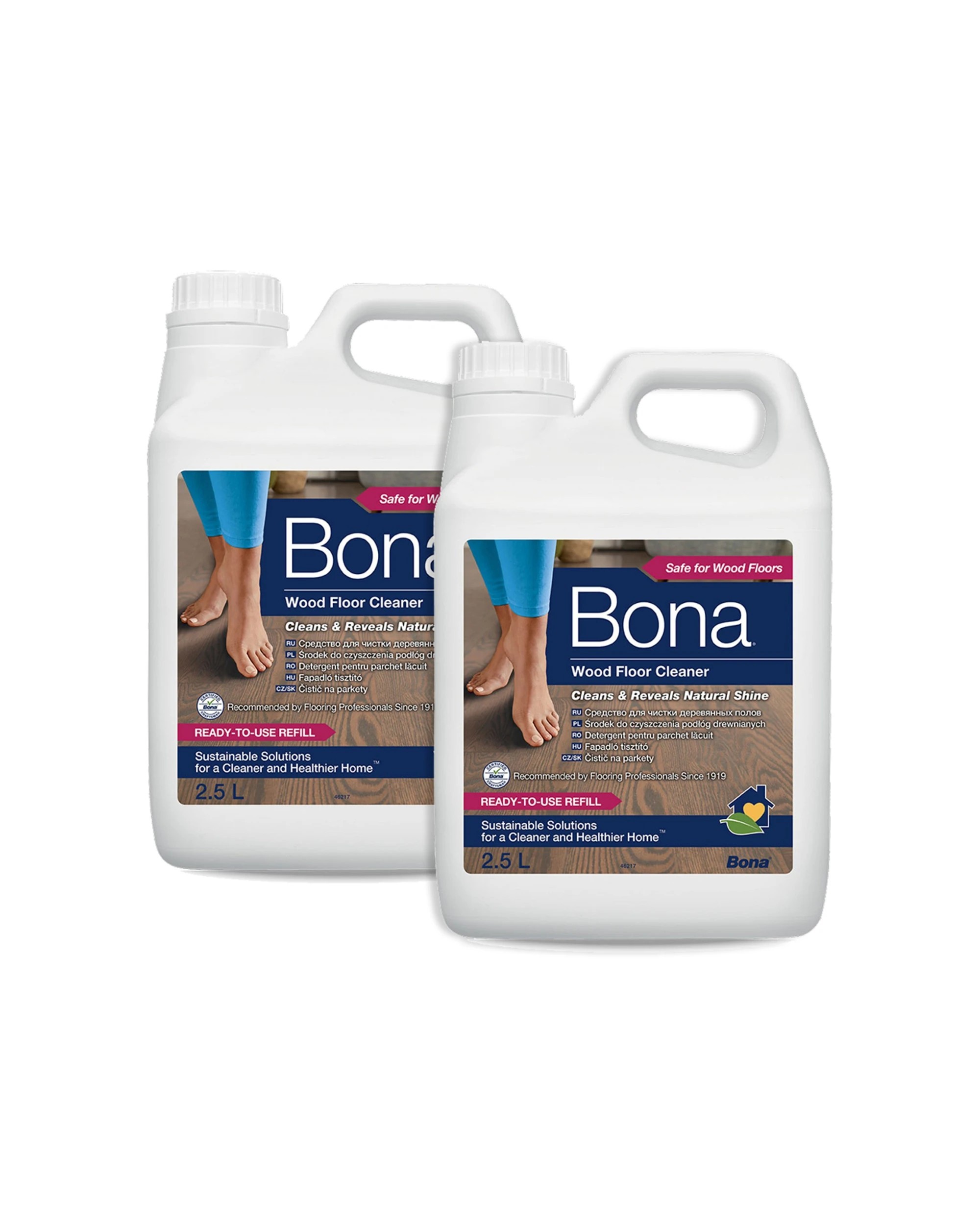 1 Bona Wooden Floor Cleaner 2PK 2.5L - Multi, 1 of 1