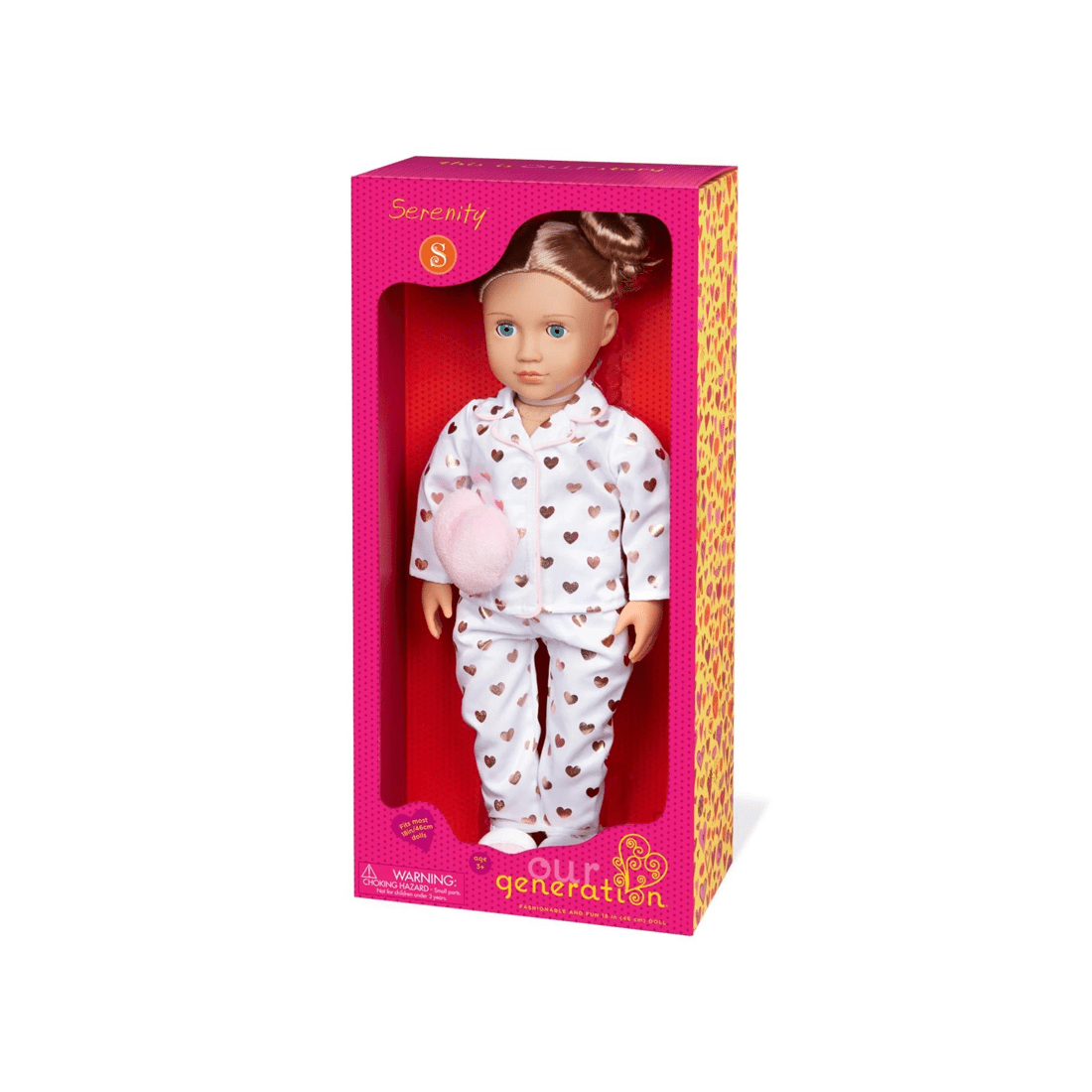 7 Our Generation Serenity 18-inch Slumber Party Doll - Pink, 7 of 7
