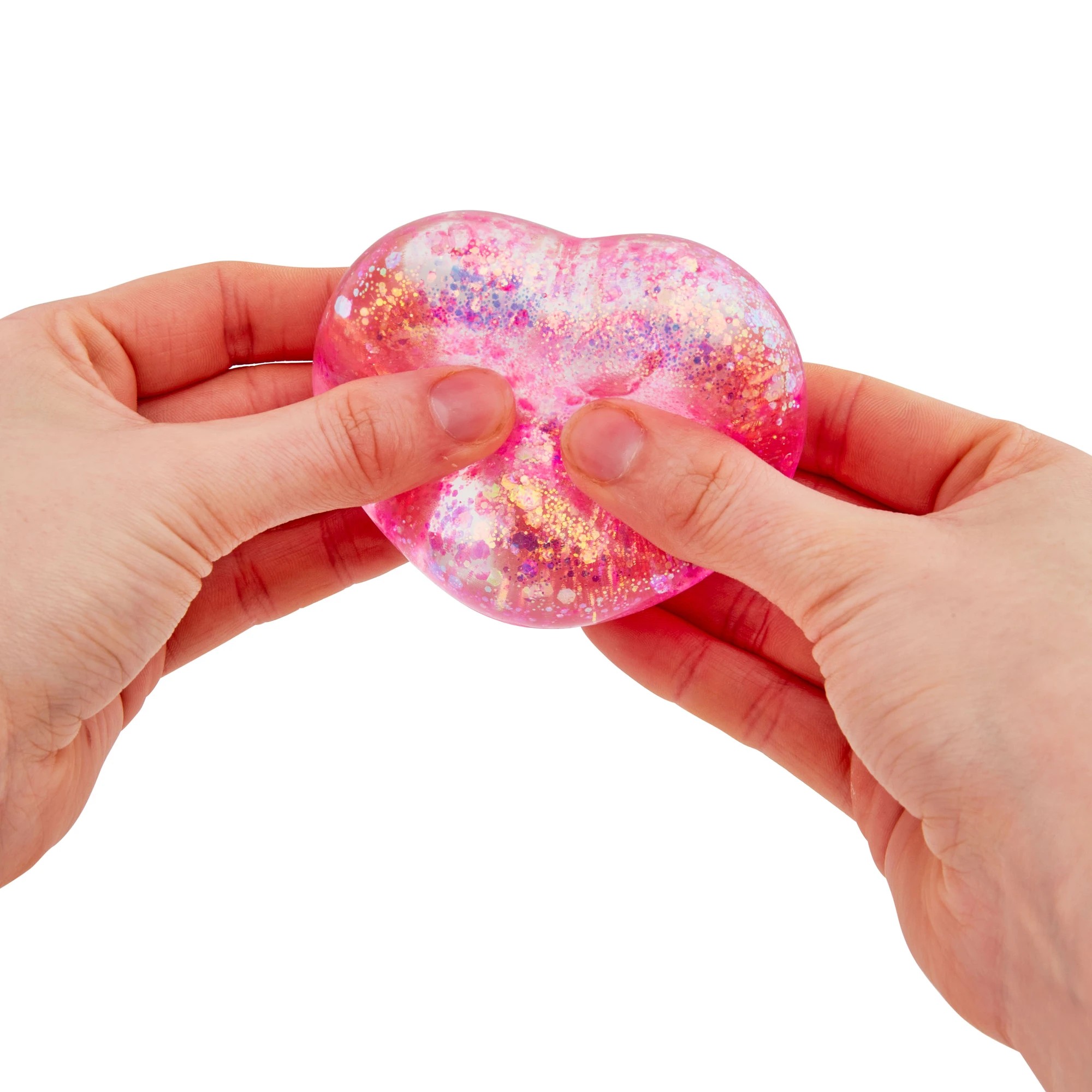 6 3 Pack ToyMania Squish and Squiggle Squishy Hearts - Assorted, 6 of 7